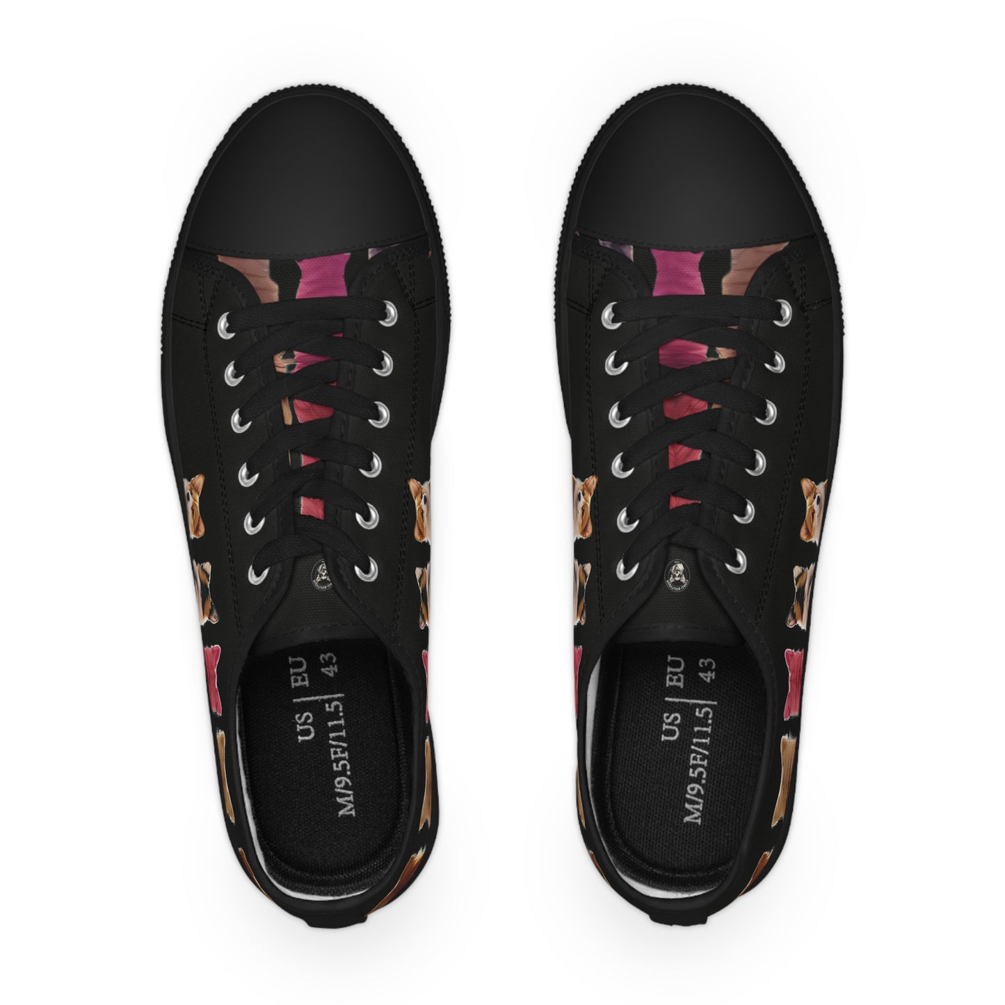 Corgi Reflection - Men's Low Top Sneakers