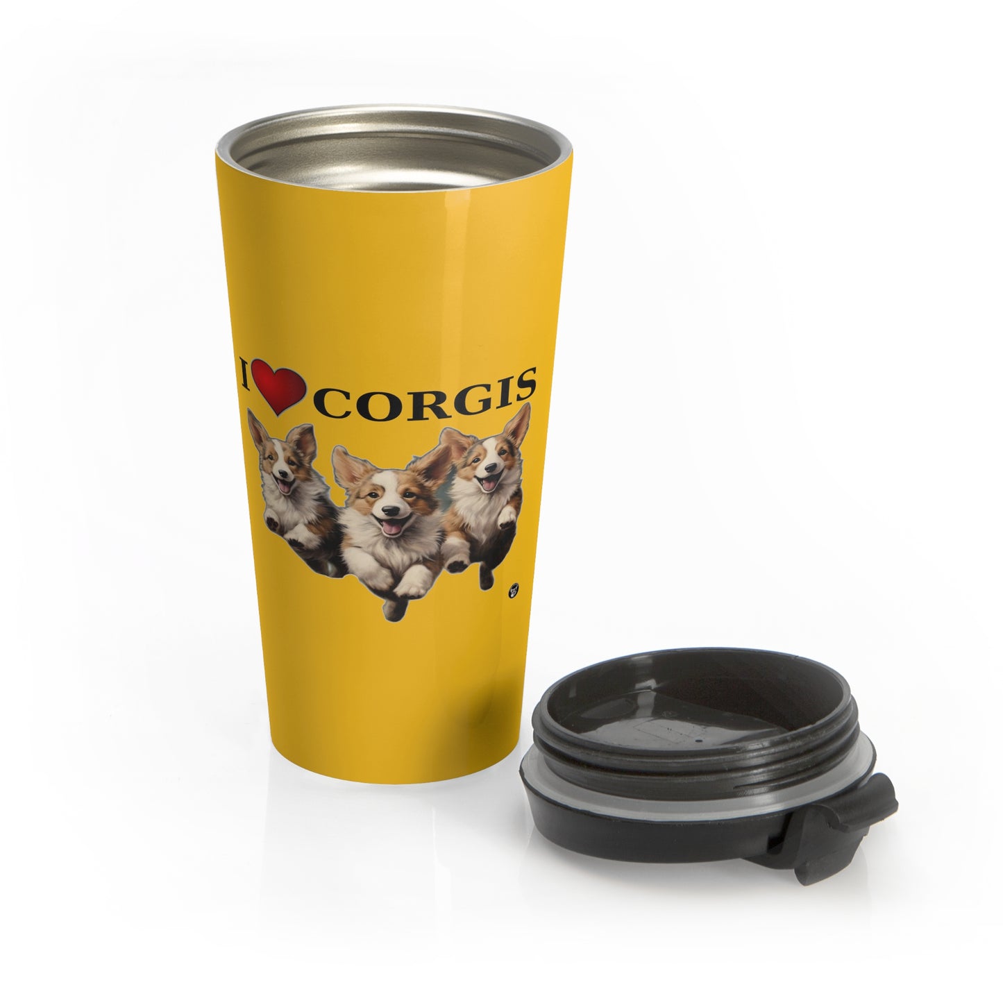 I Heart Corgis - Travel Mug