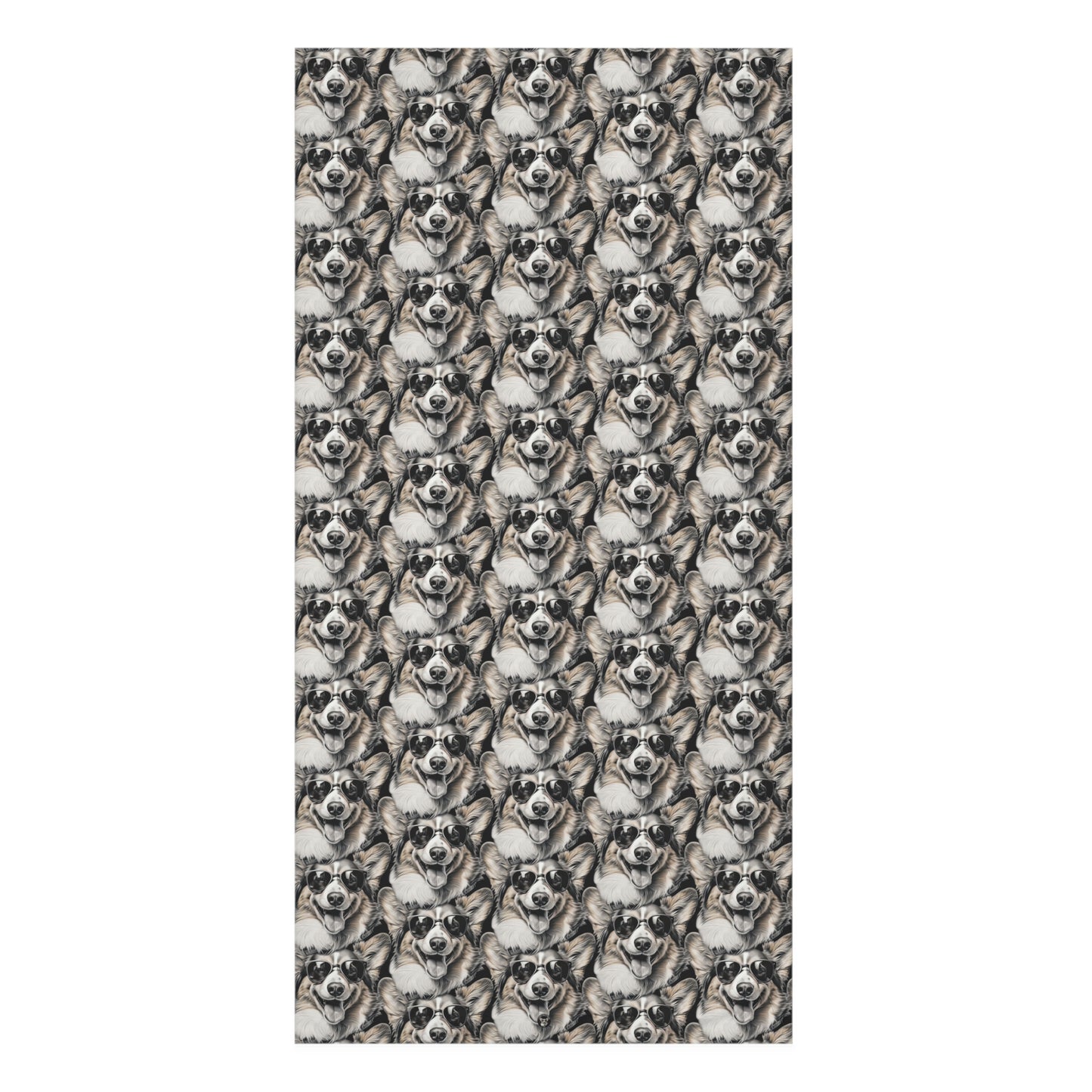 Corgi Cool Mosaic - Bath Towel