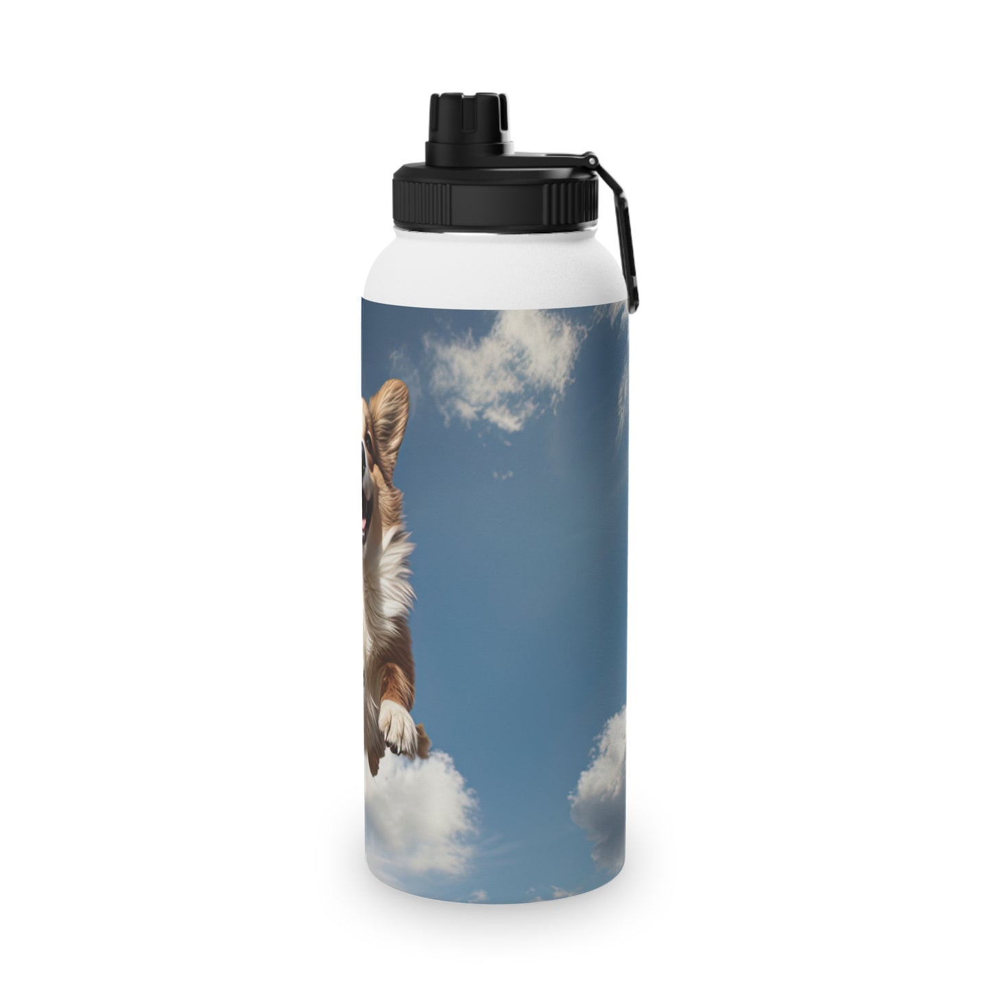 Super Corgi - Water Bottle with Sport Lid
