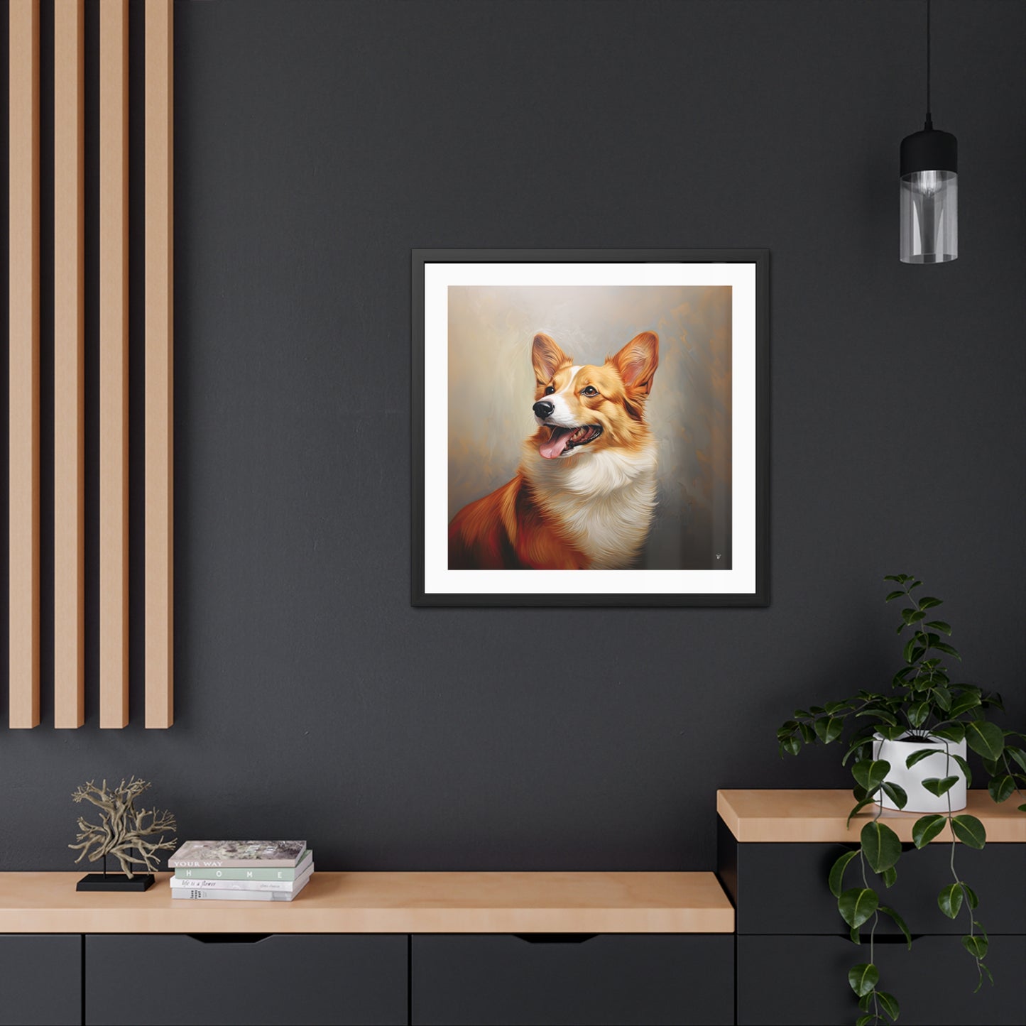 Pembroke Portrait - Framed Print