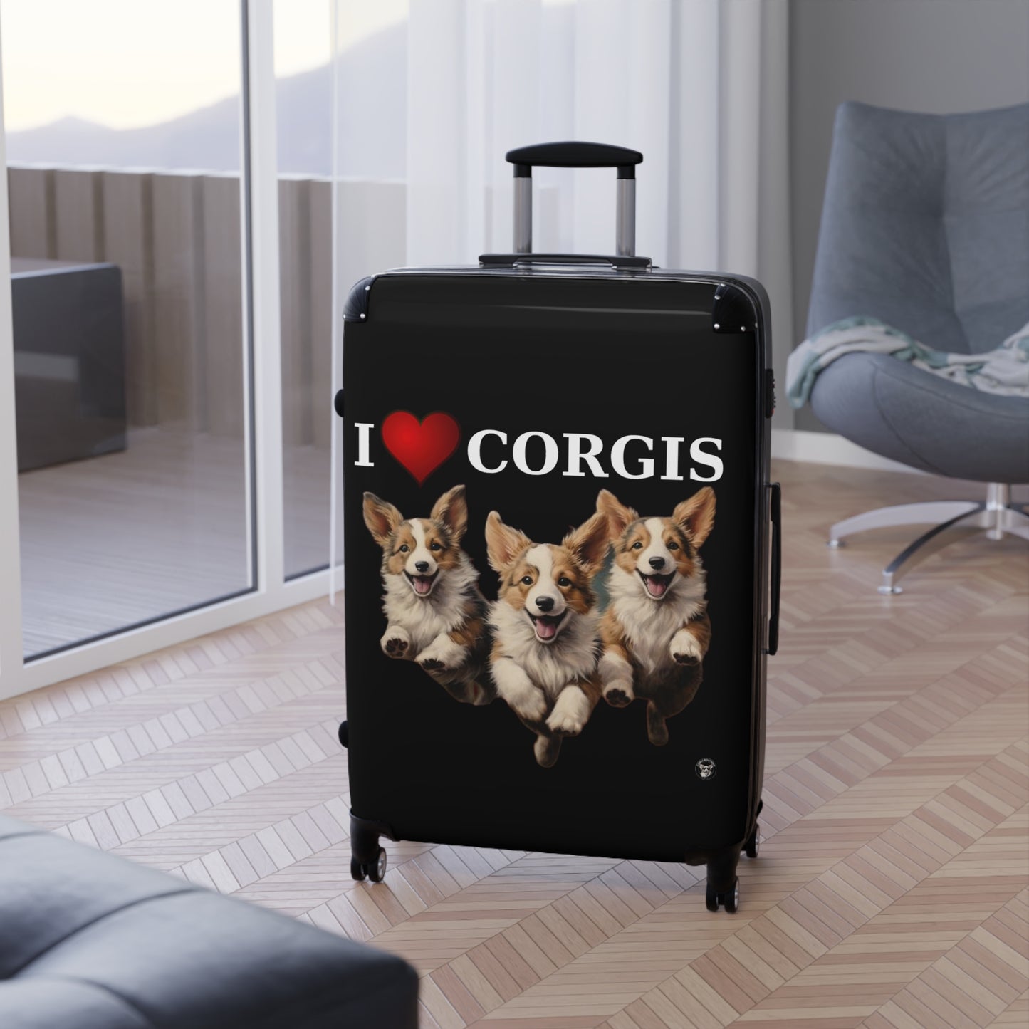 I Heart Corgis - Suitcase