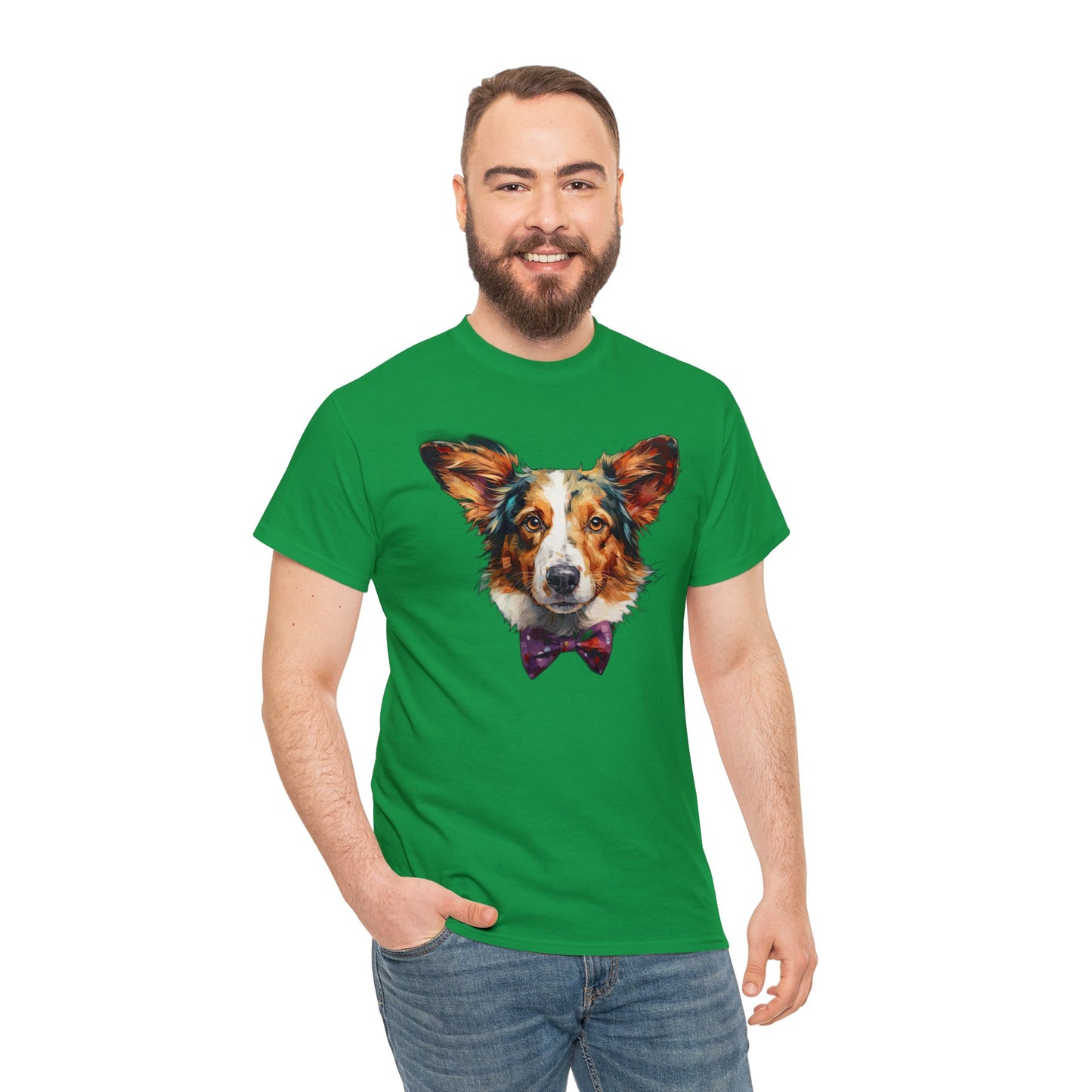 Formal Corgi - Unisex Heavy Cotton Tee