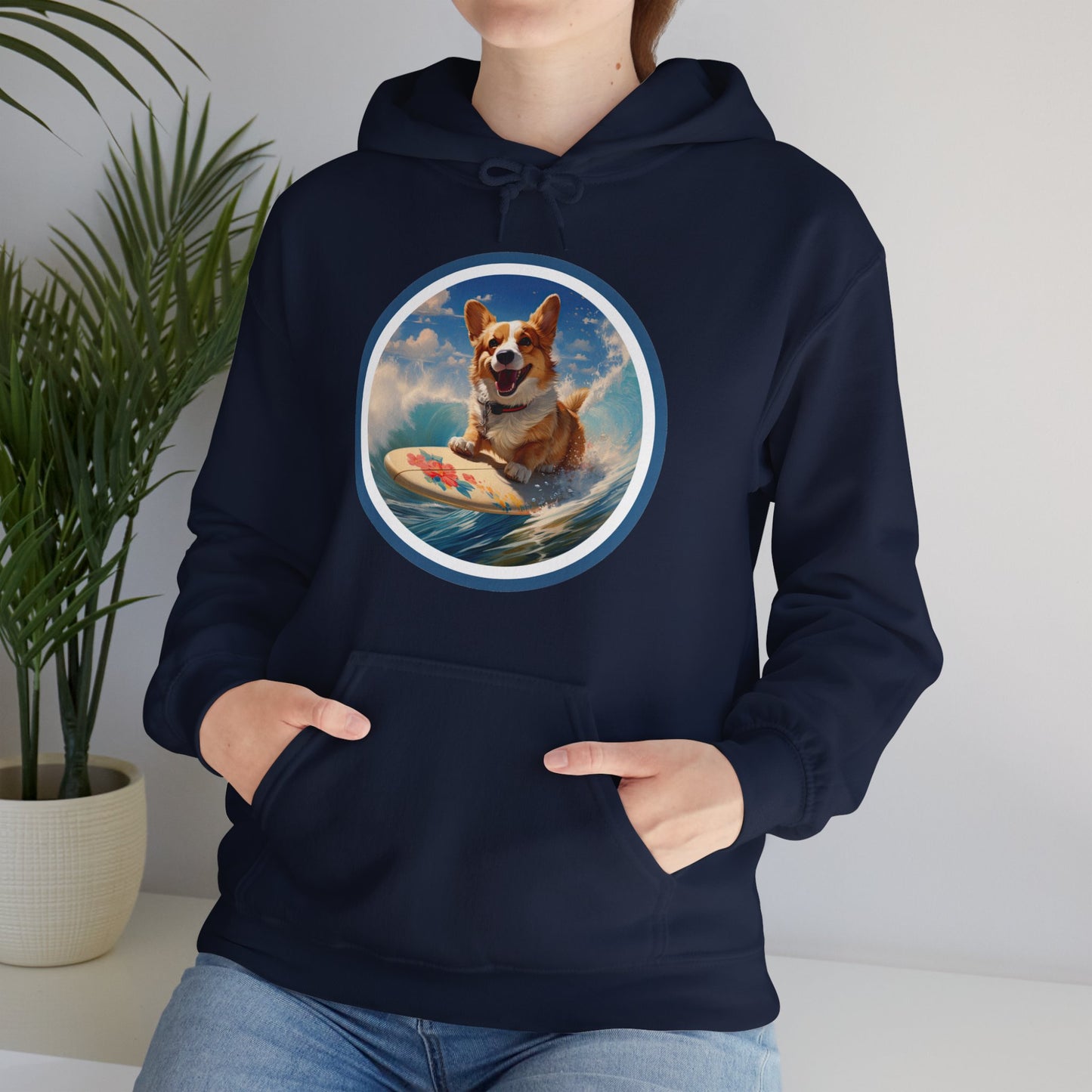 Cowabunga Corgi - Hoodie