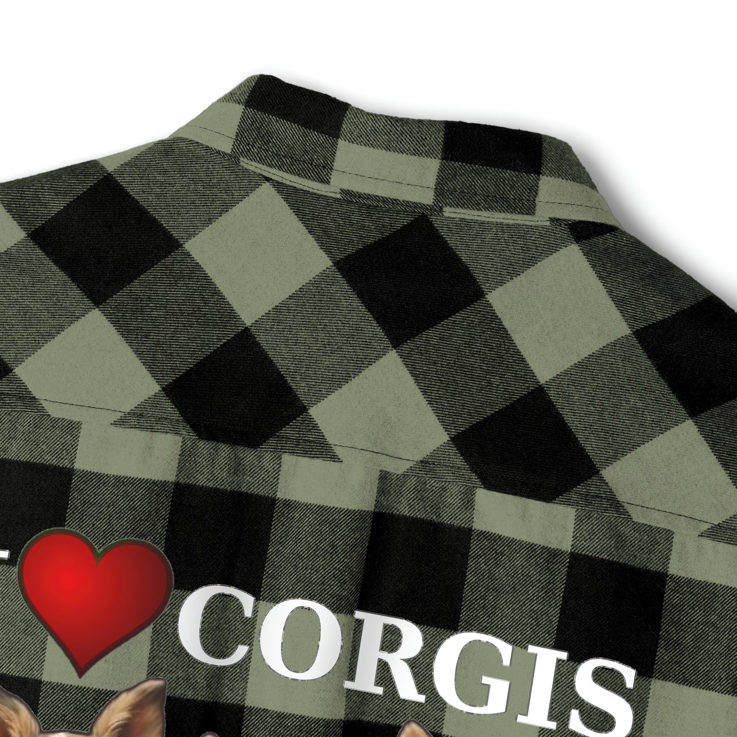 I Heart Corgis - Flannel Shirt