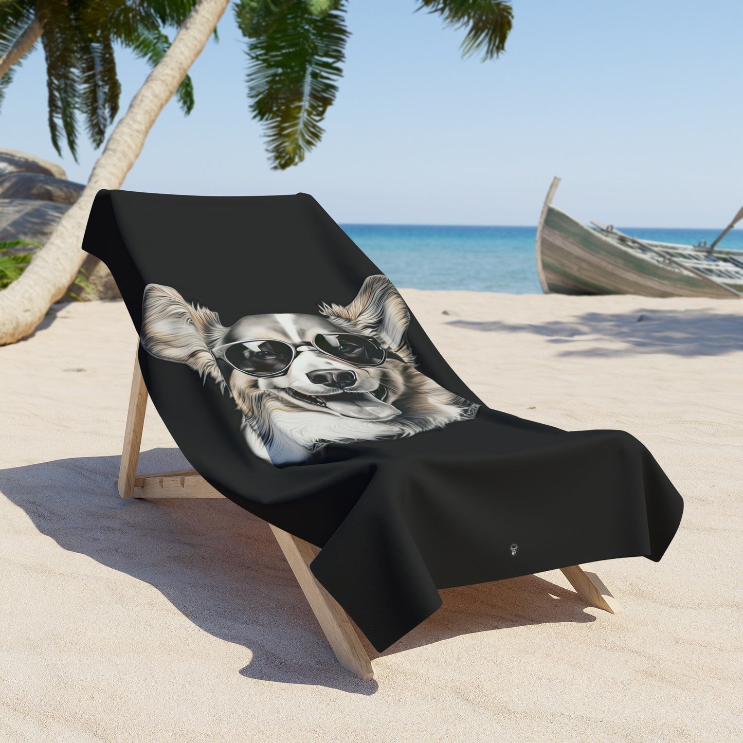 Corgi Cool - Beach Towel