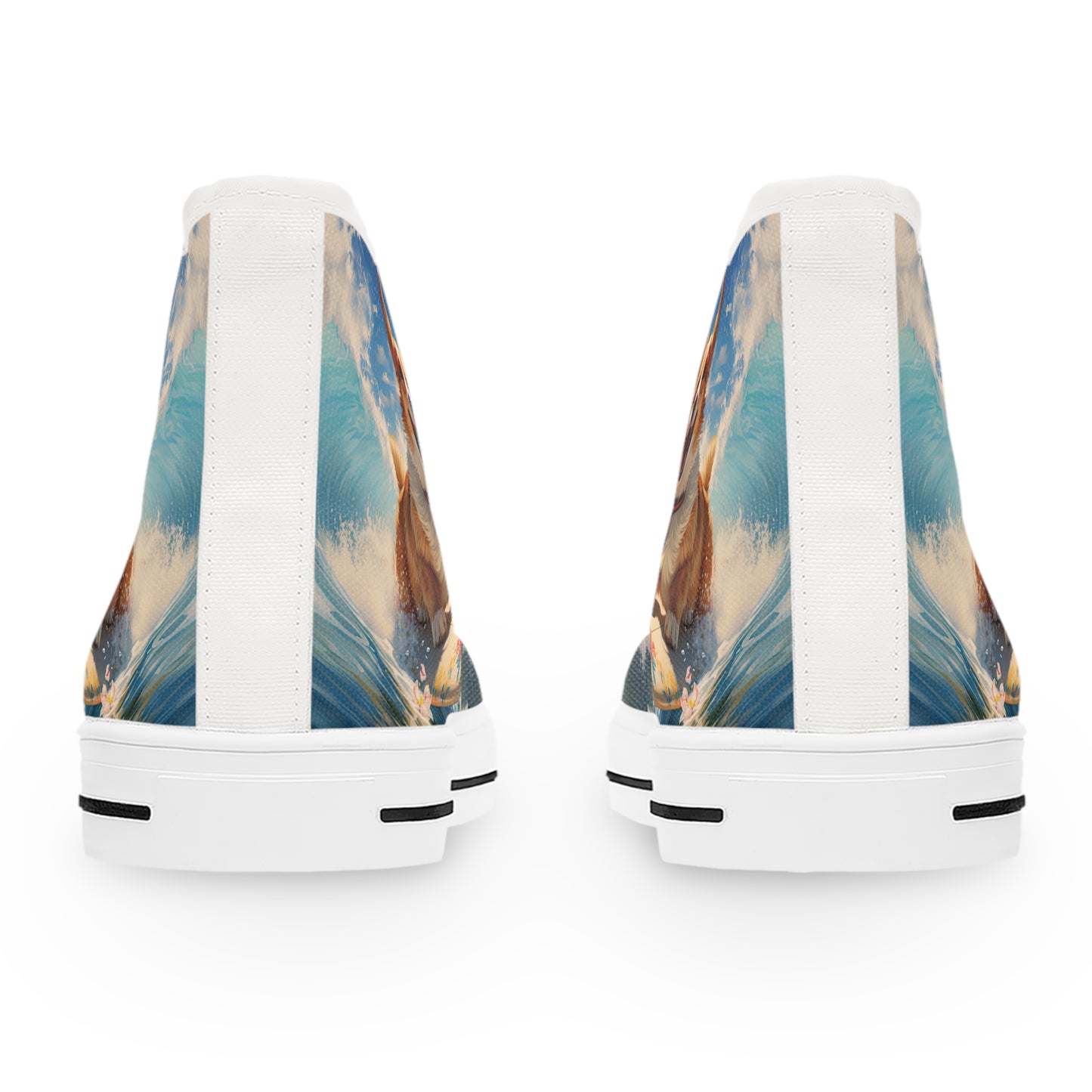 Cowabunga Corgi - Women's High Top Sneakers