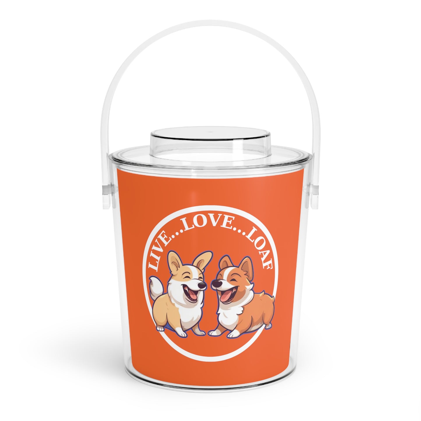 Live...Love...Loaf - Ice Bucket with Tongs