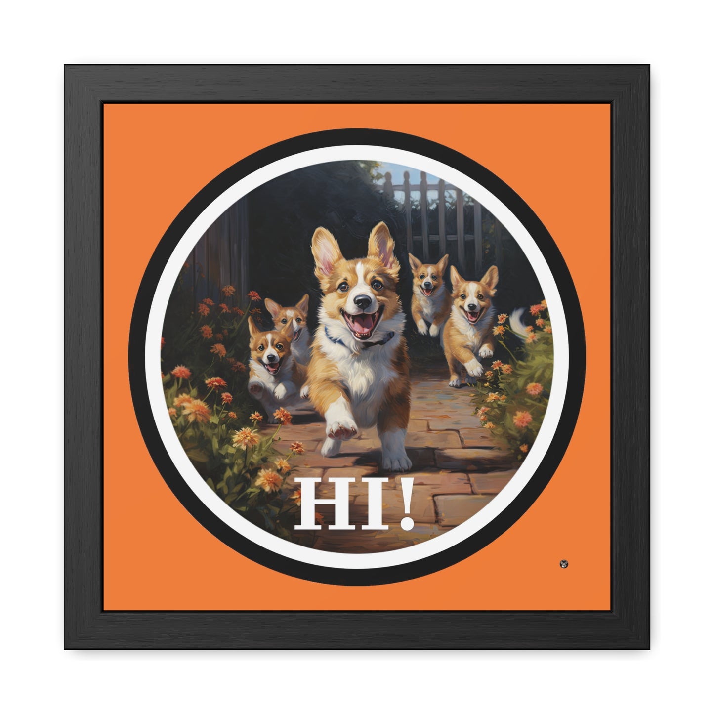 Hi! - Framed Print