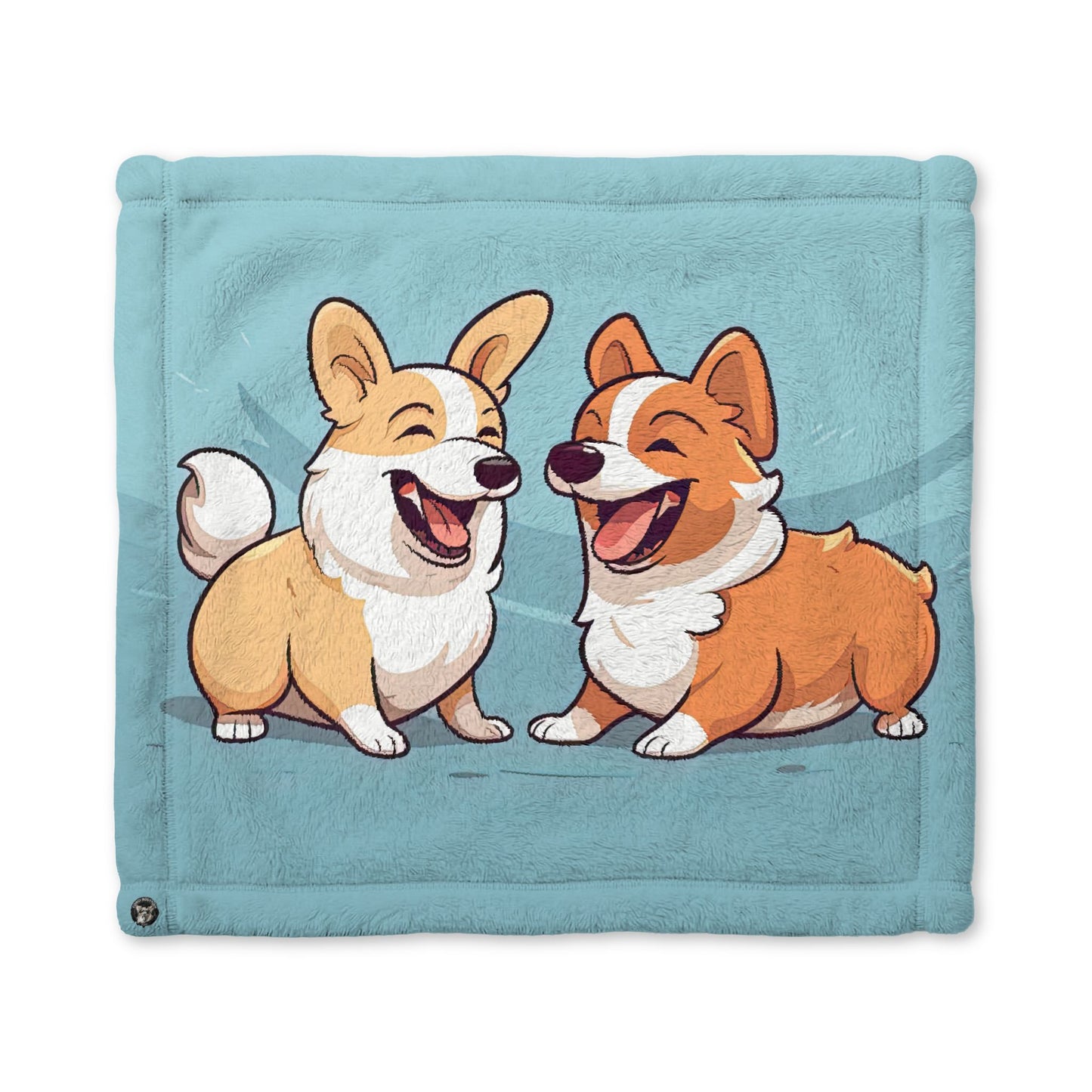 Corgi Couple Cuddle Blanket
