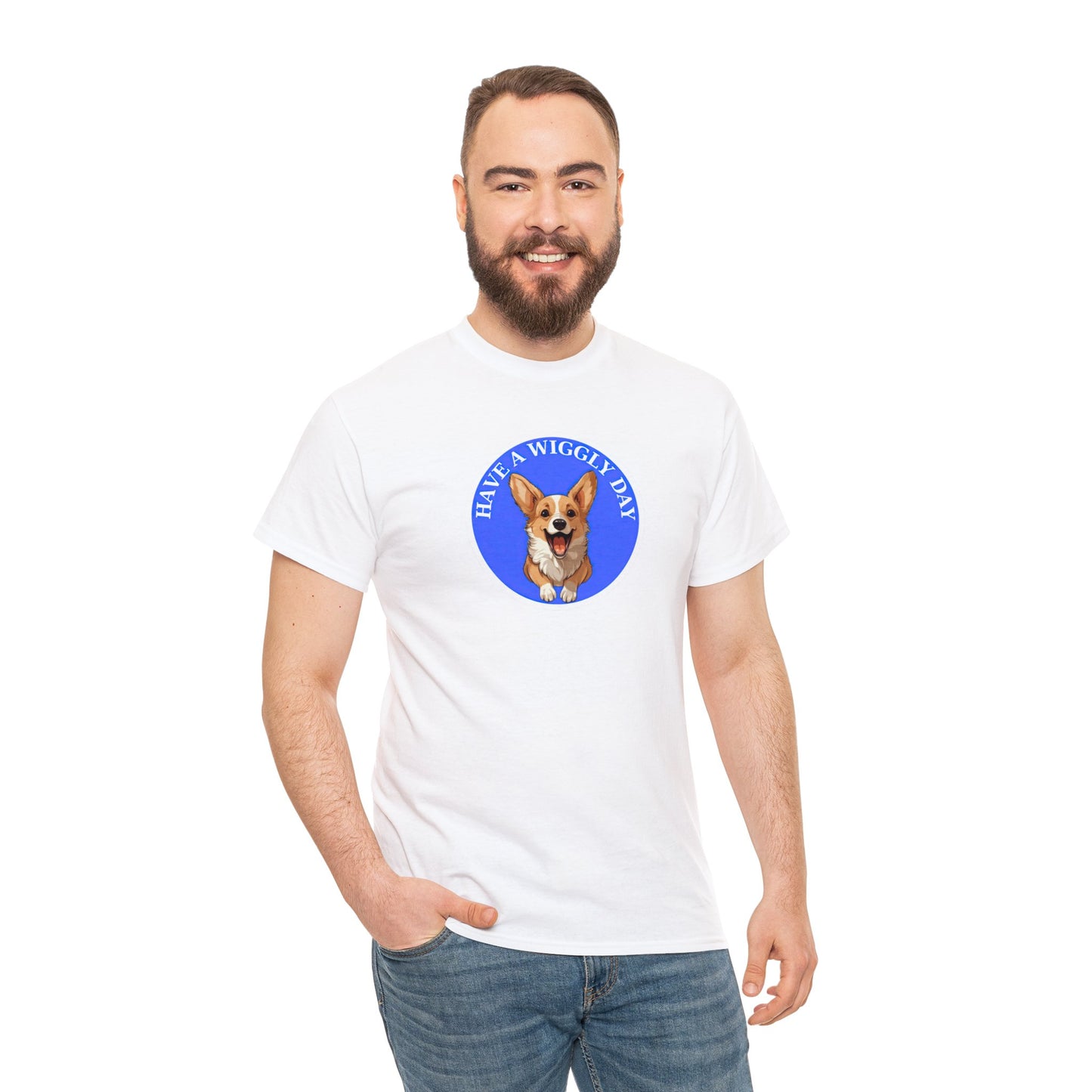 Have a Wiggly Day - Unisex Heavy Cotton Tee