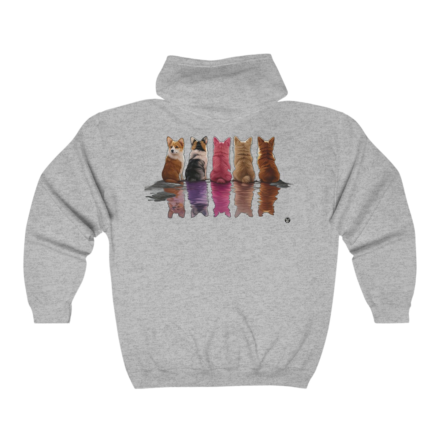 Corgi Lake - Zip Hoodie