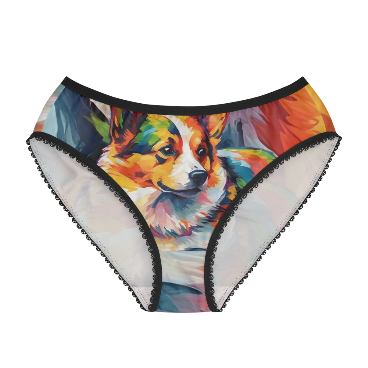 Scouter Corgi Watercolor Panties - Colorful Corgi Undies