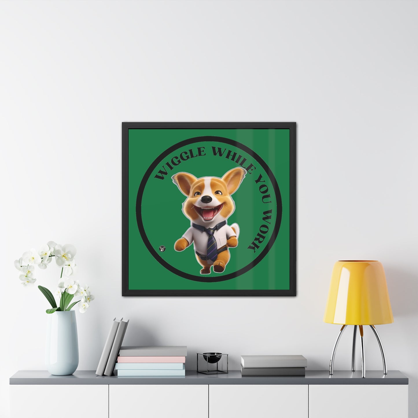 Wiggle While You Work - Framed Print