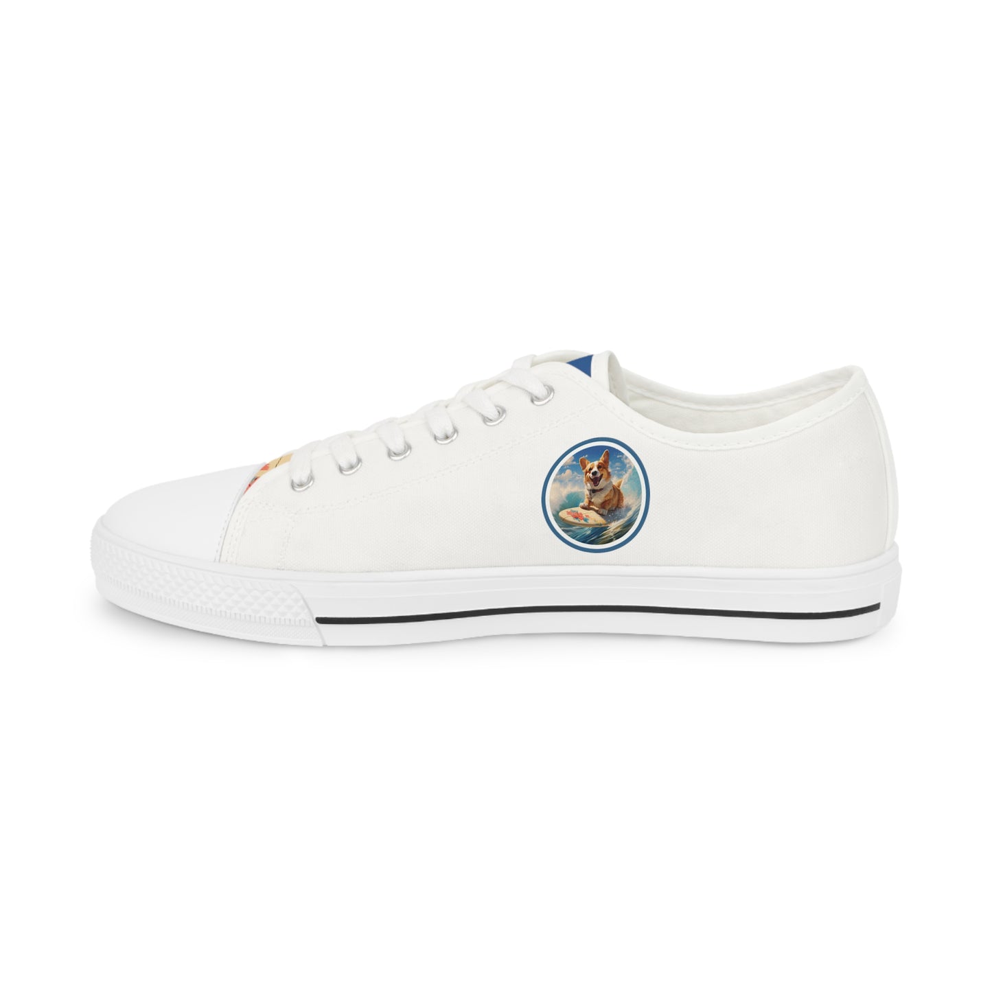 Cowabunga Corgi - Men's Low Top Sneakers