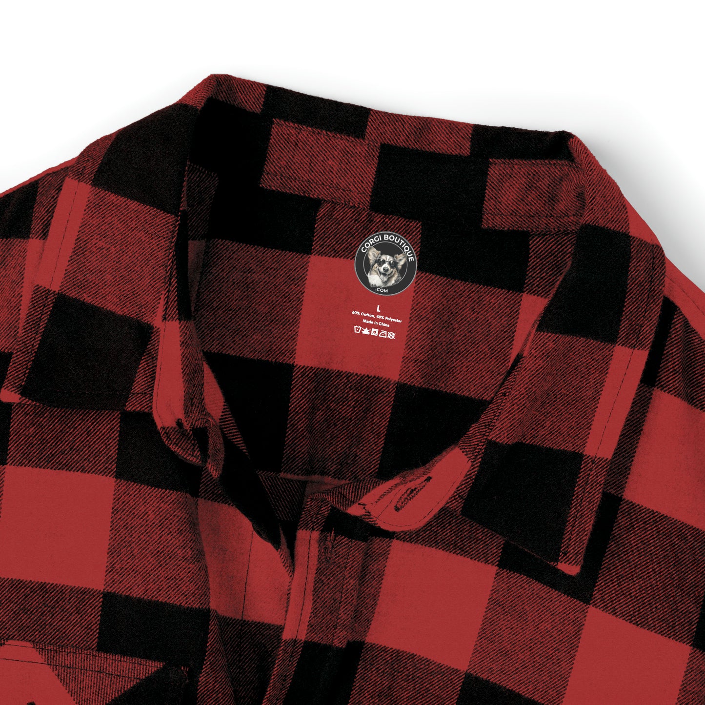 Corgi Enthusiasm - Flannel Shirt