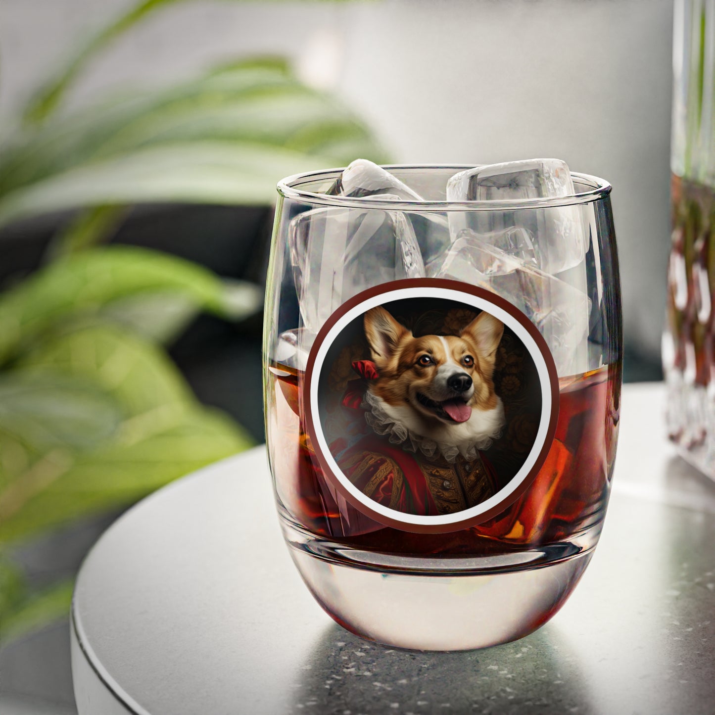 Renaissance Corgi - Whiskey/Juice Glass