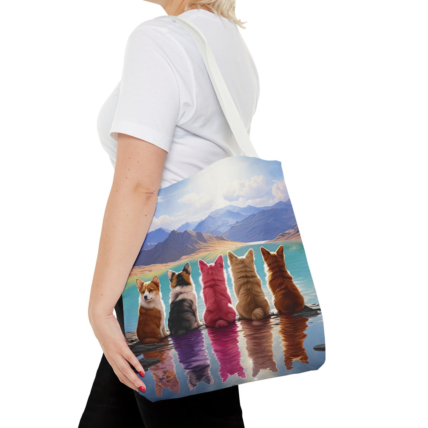 Corgi Lake - Tote Bag