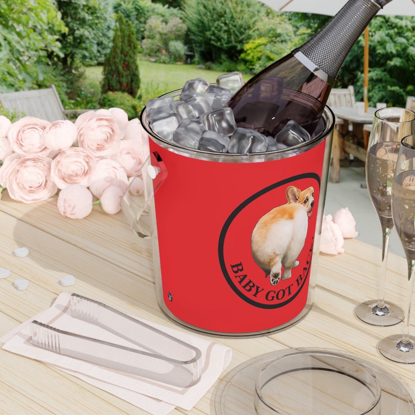 Baby Got Back - Ice Bucket with Tongs