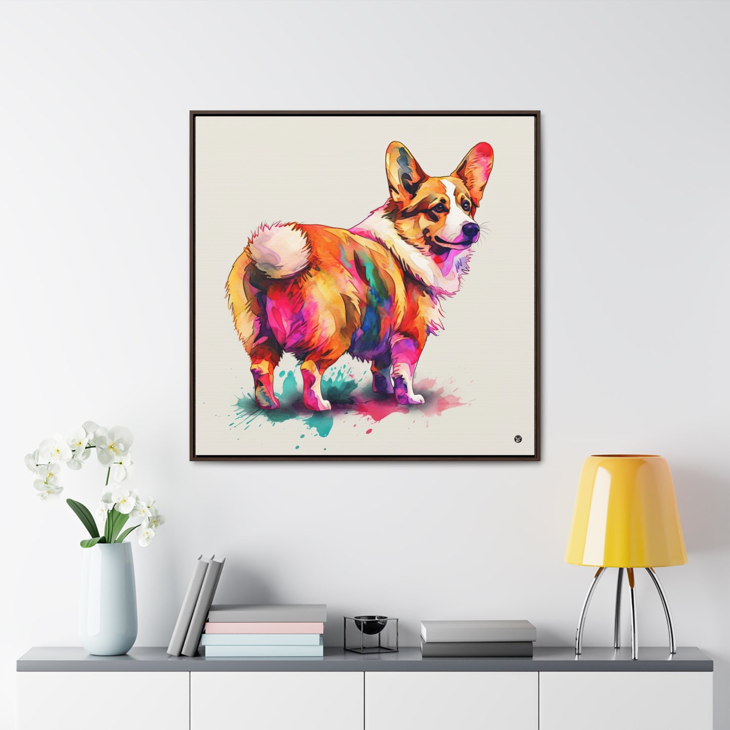 The Observer - Framed on Canvas