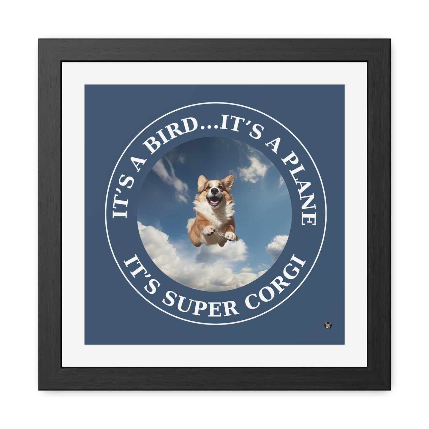 Super Corgi - Framed Print