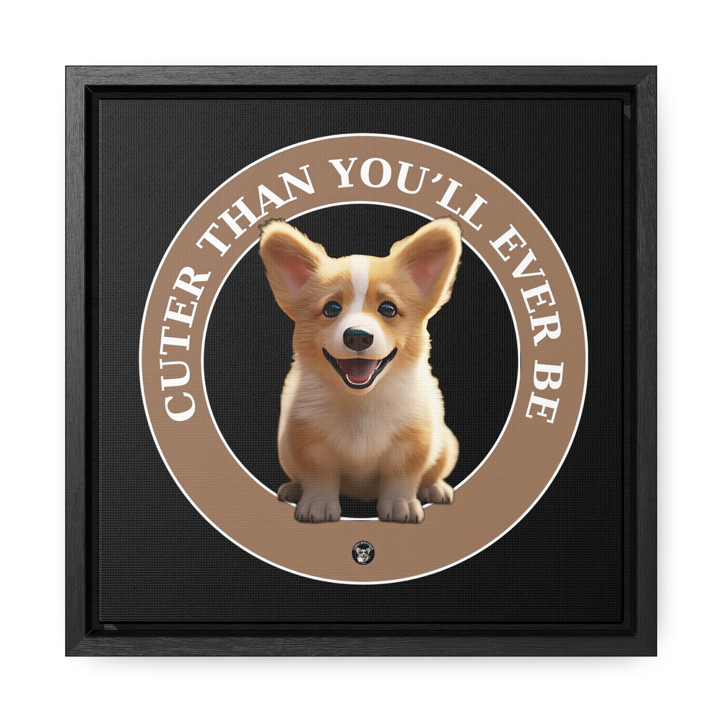 Cuter Than You - Framed on Canvas