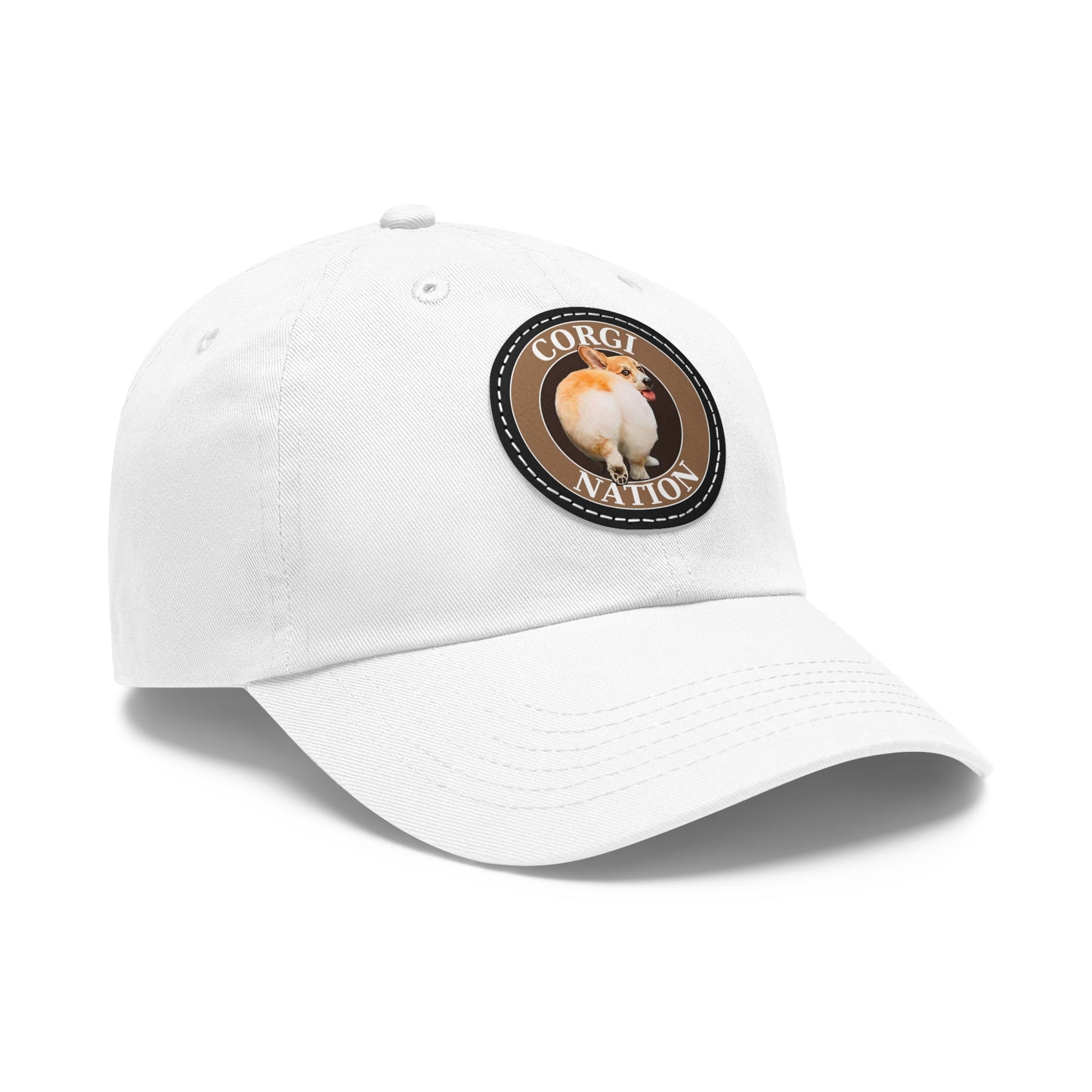 Corgi Nation - Cap with Leather Patch