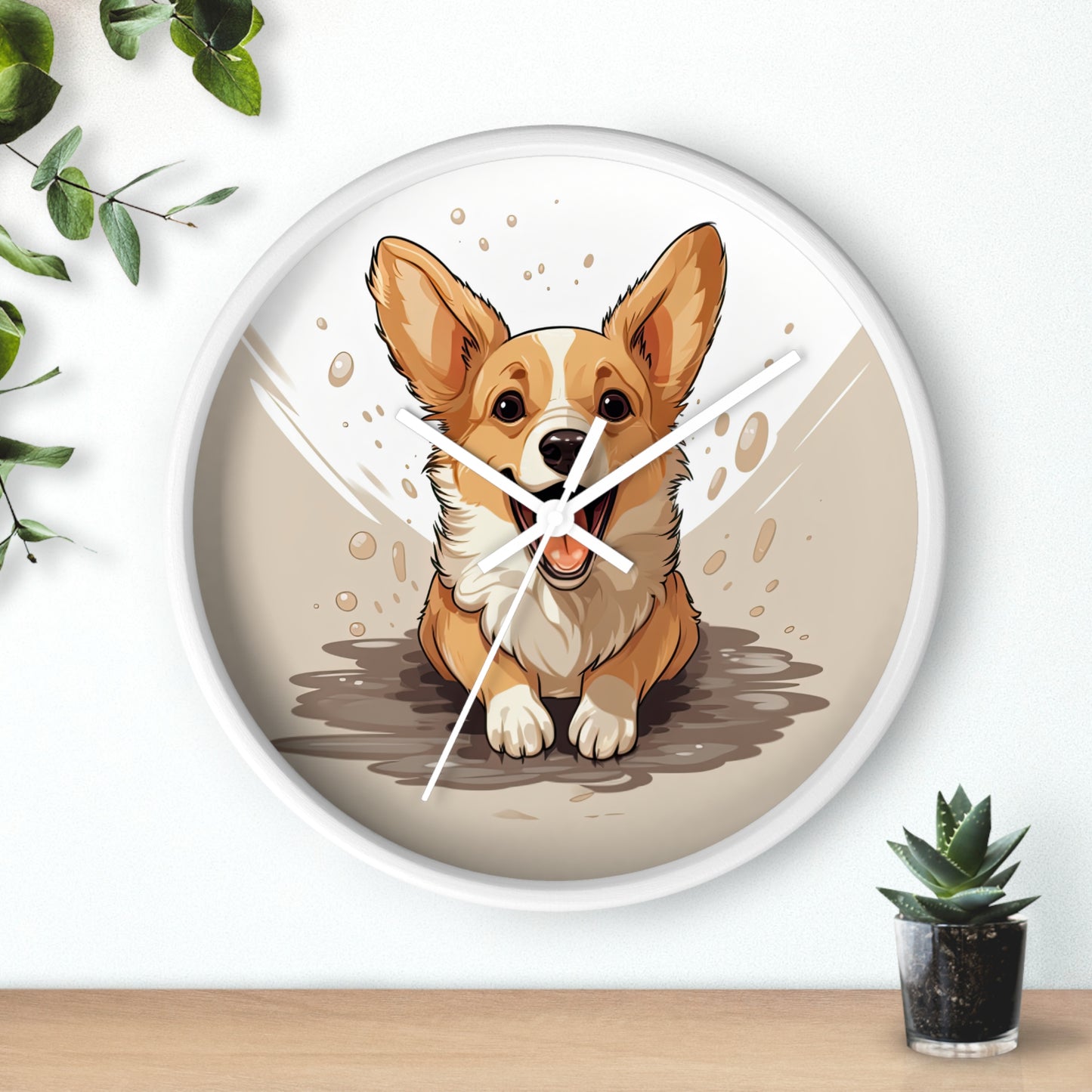 Corgi Cuteness - Wall Clock