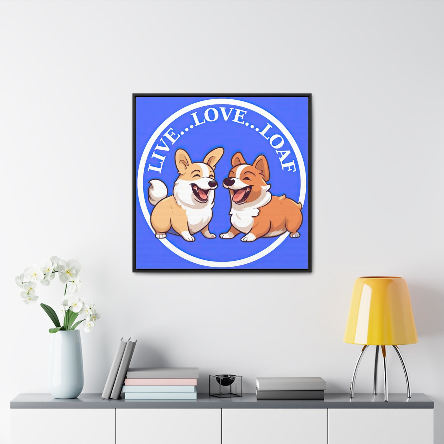 Live...Love...Loaf - Framed on Canvas