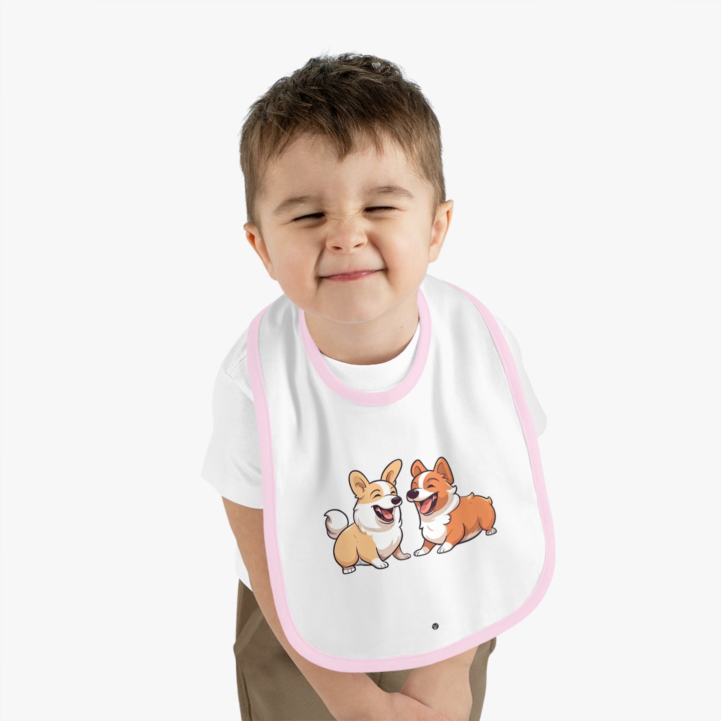 Corgi Couple - Baby Bib