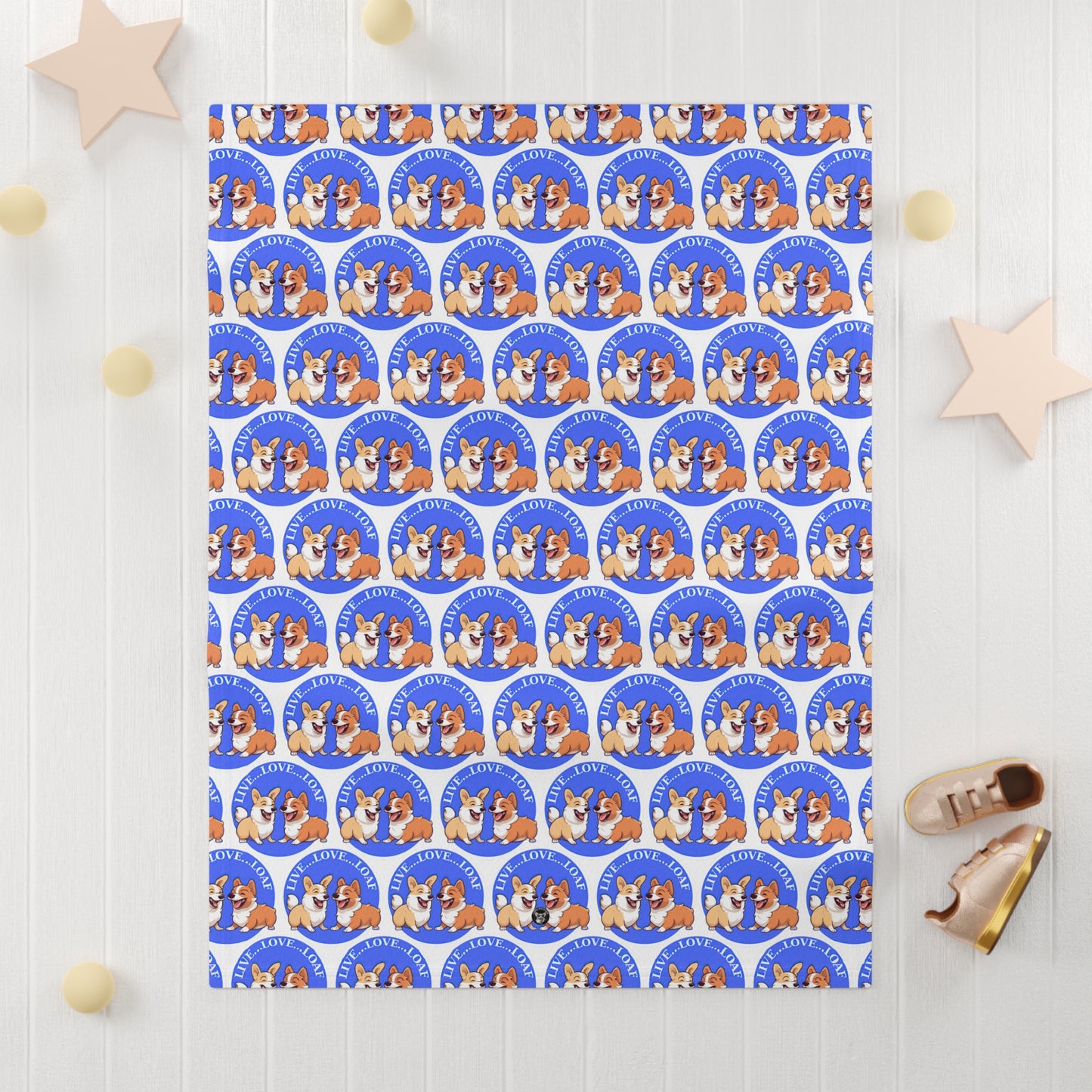 Live...Love...Loaf - Baby Blanket