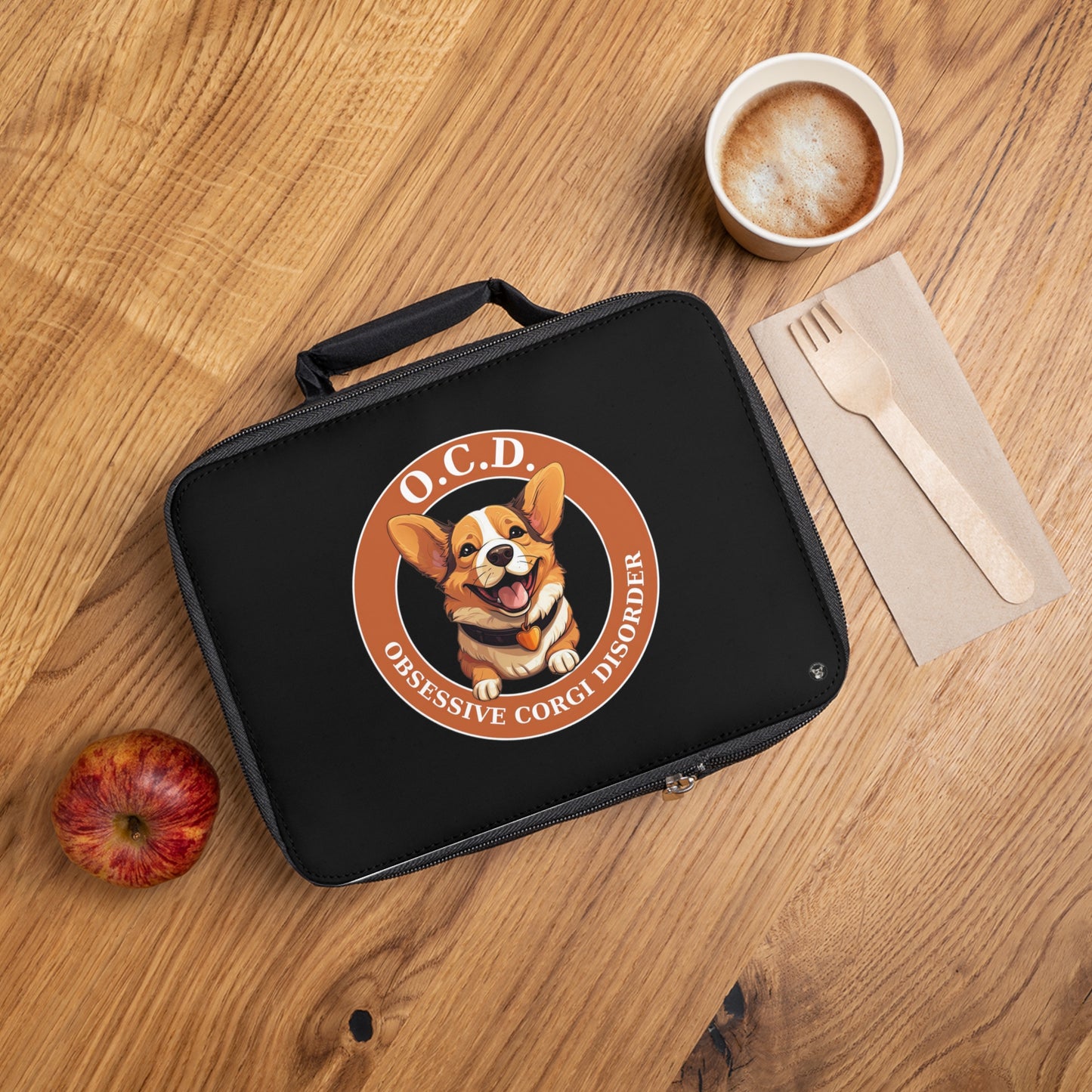 O.C.D. Obsessive Corgi Disorder - Lunch Bag