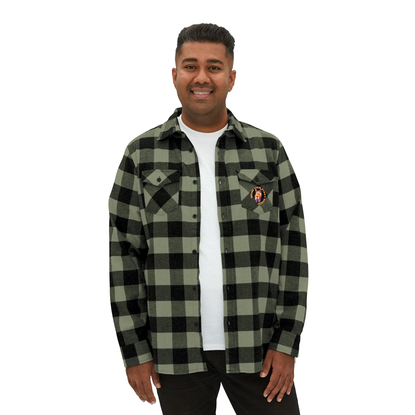 Shake Your Puppy Maker - Flannel Shirt