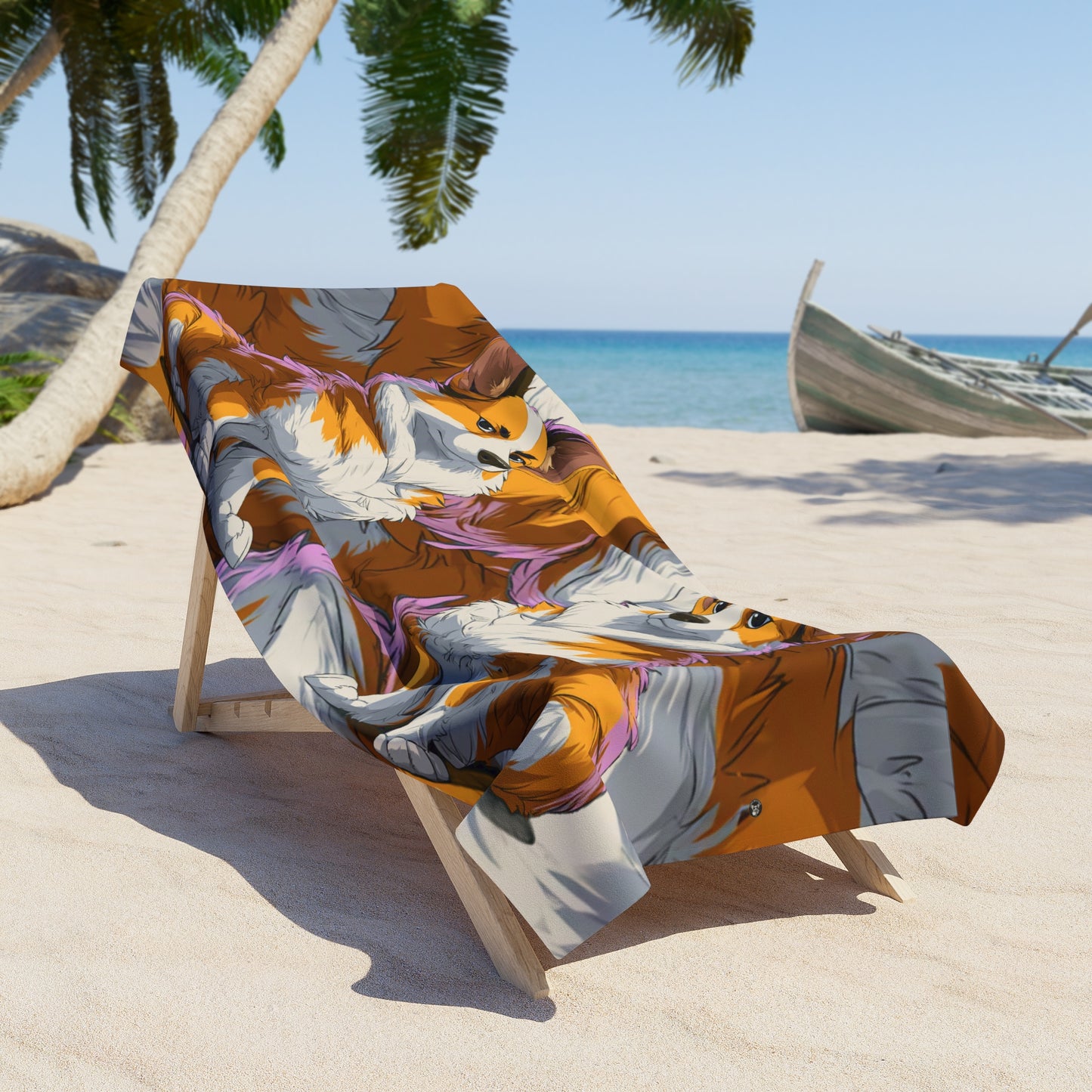 Boss Dog Beach Towel