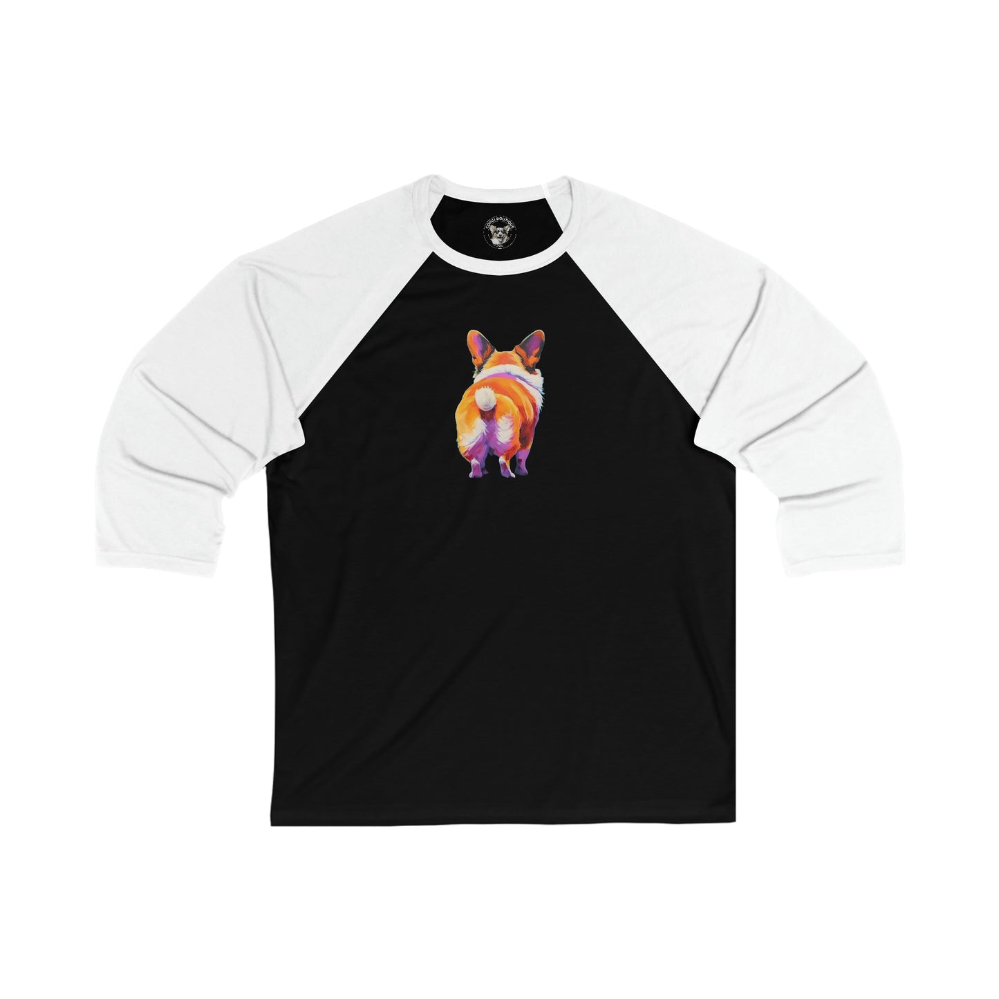 Corgi Butt - Baseball Shirt