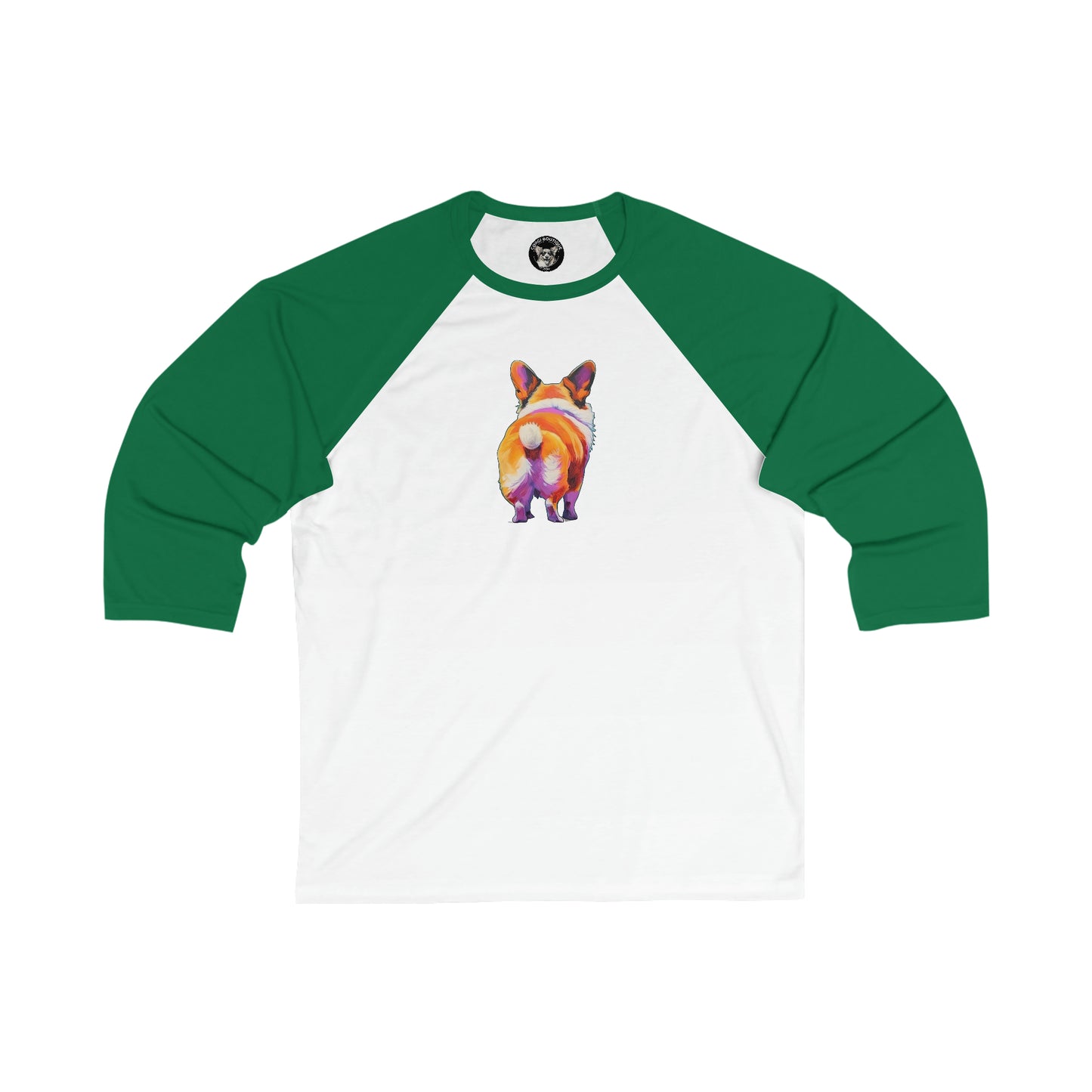 Corgi Butt - Baseball Shirt