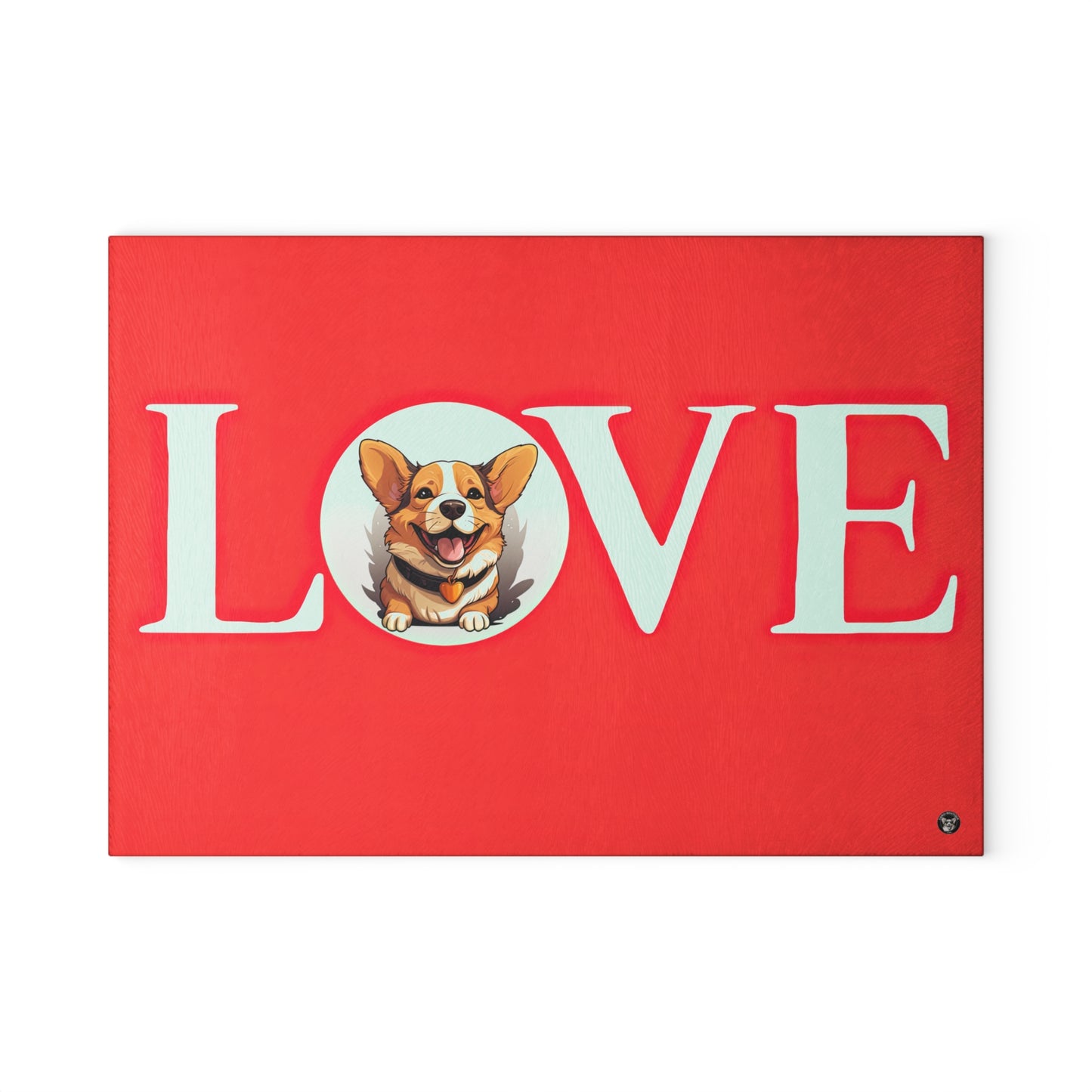 More Love - Glass Cutting Board