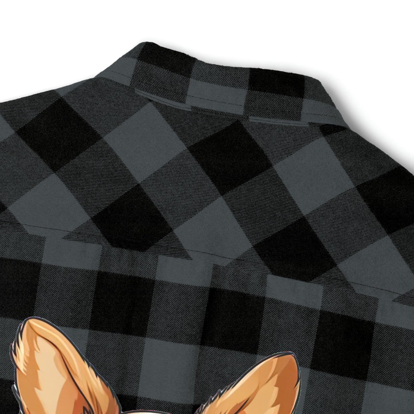 Corgi Cuteness - Flannel Shirt