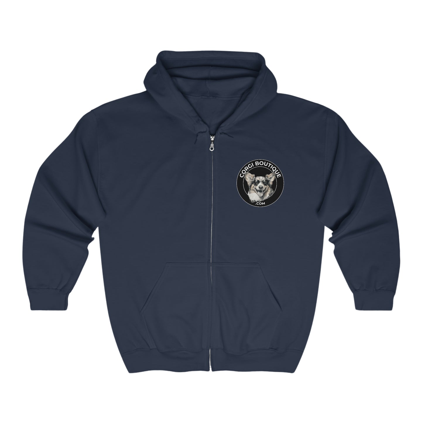 Corgi Boutique - Zip Hoodie