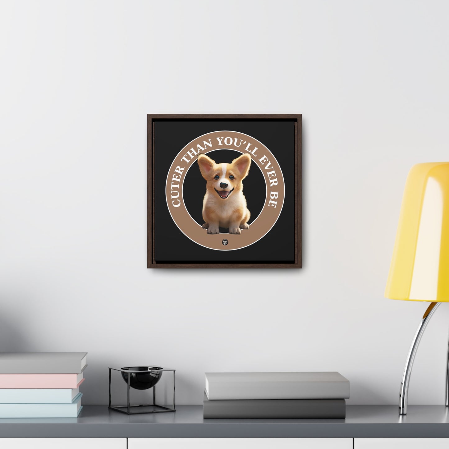 Cuter Than You - Framed on Canvas