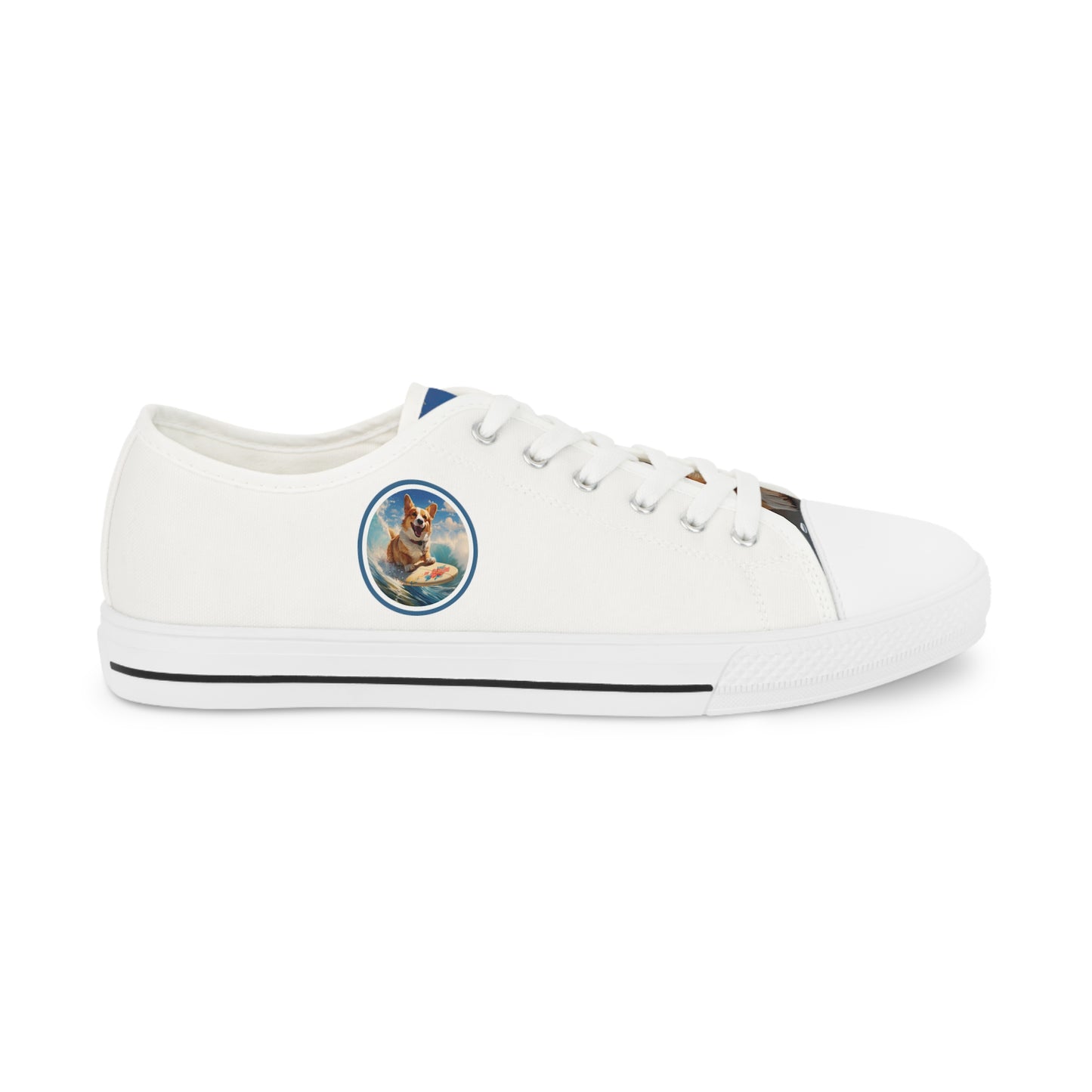 Cowabunga Corgi - Men's Low Top Sneakers