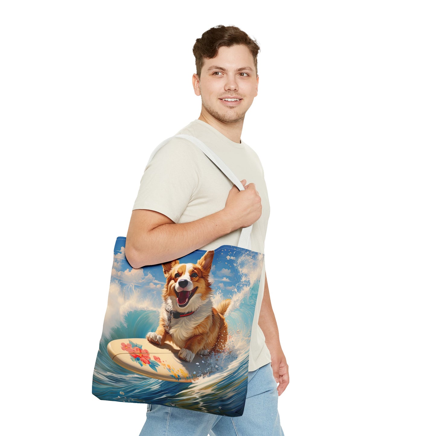 Cowabunga Corgi - Tote Bag