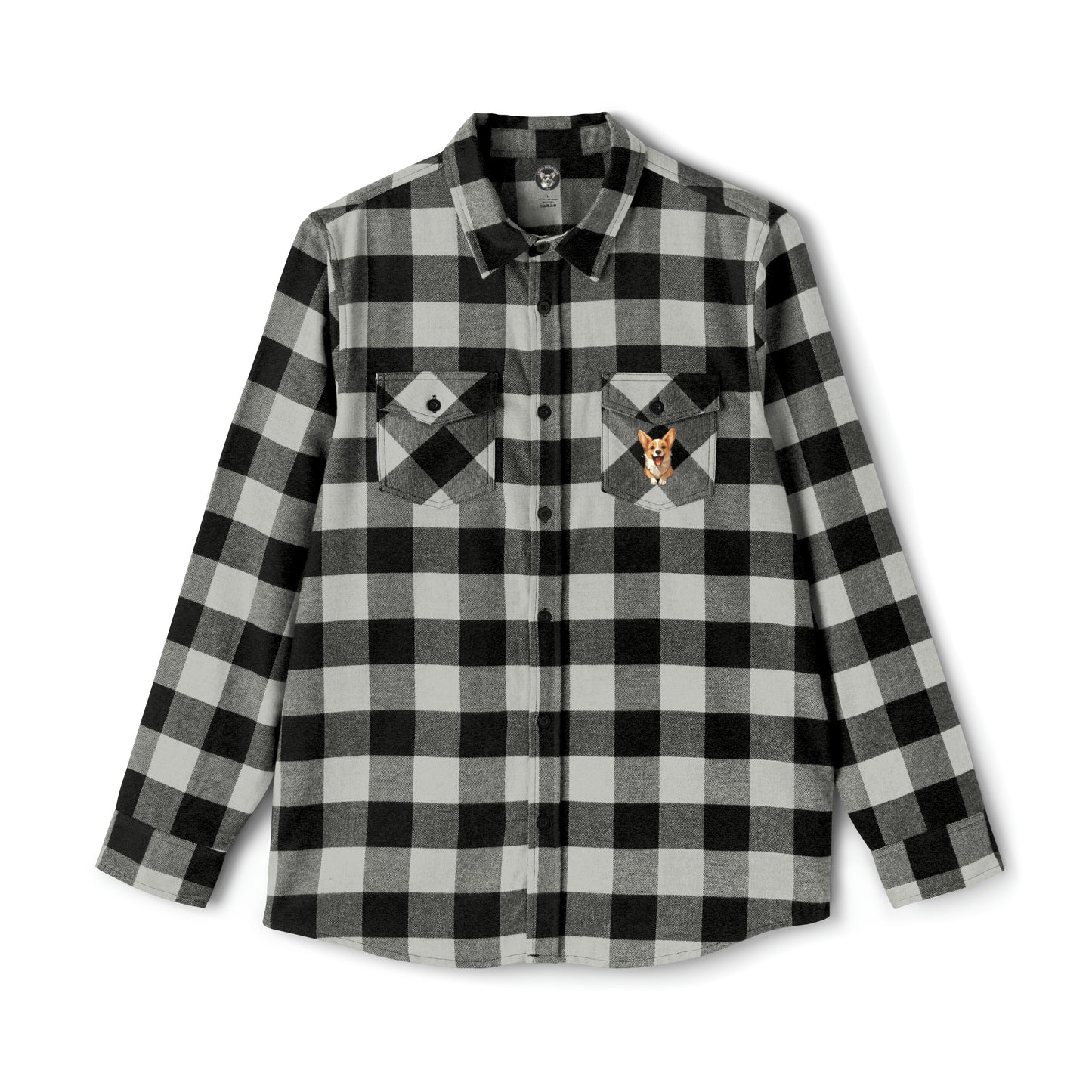 Corgi Cuteness - Flannel Shirt