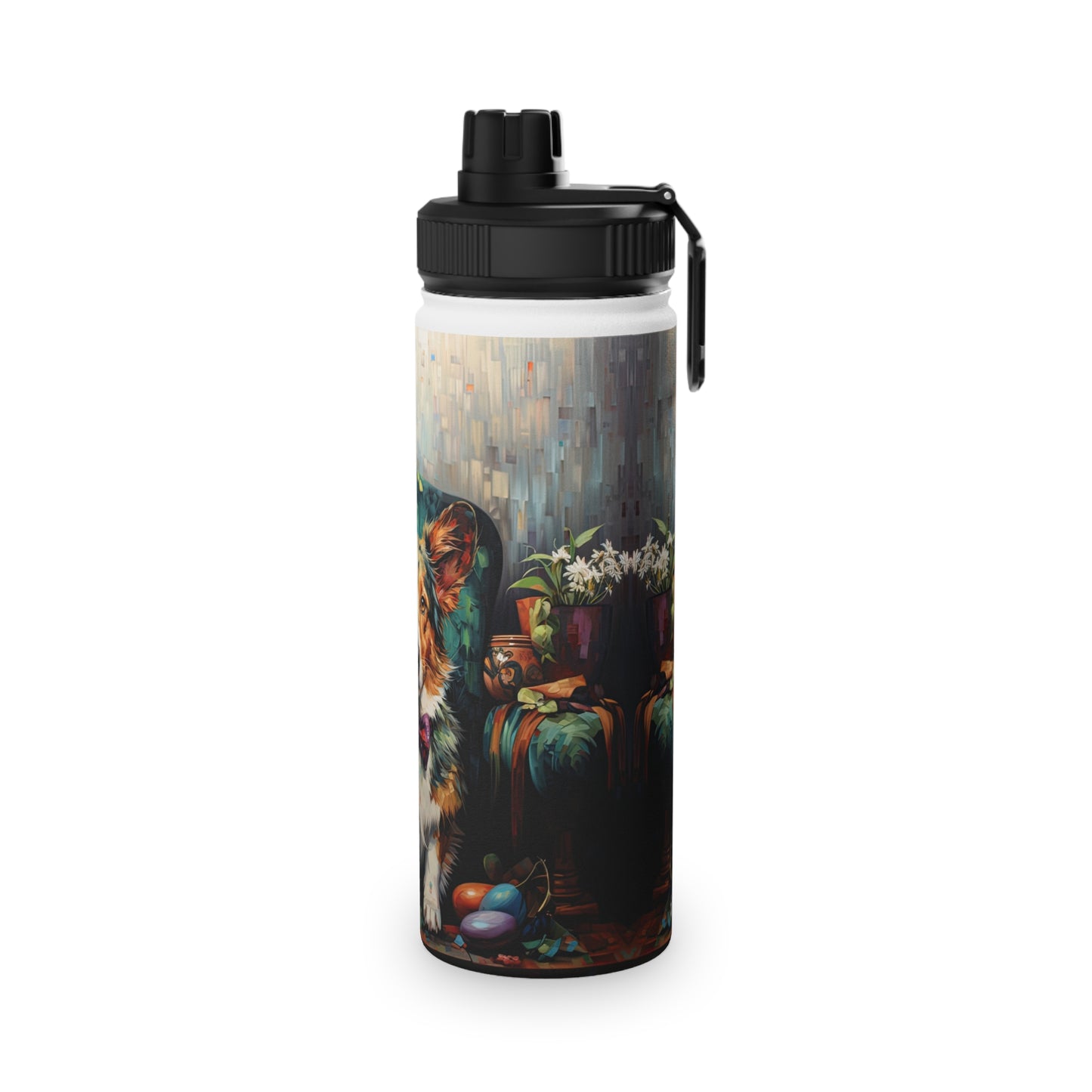 Formal Corgi - Water Bottle with Sport Lid