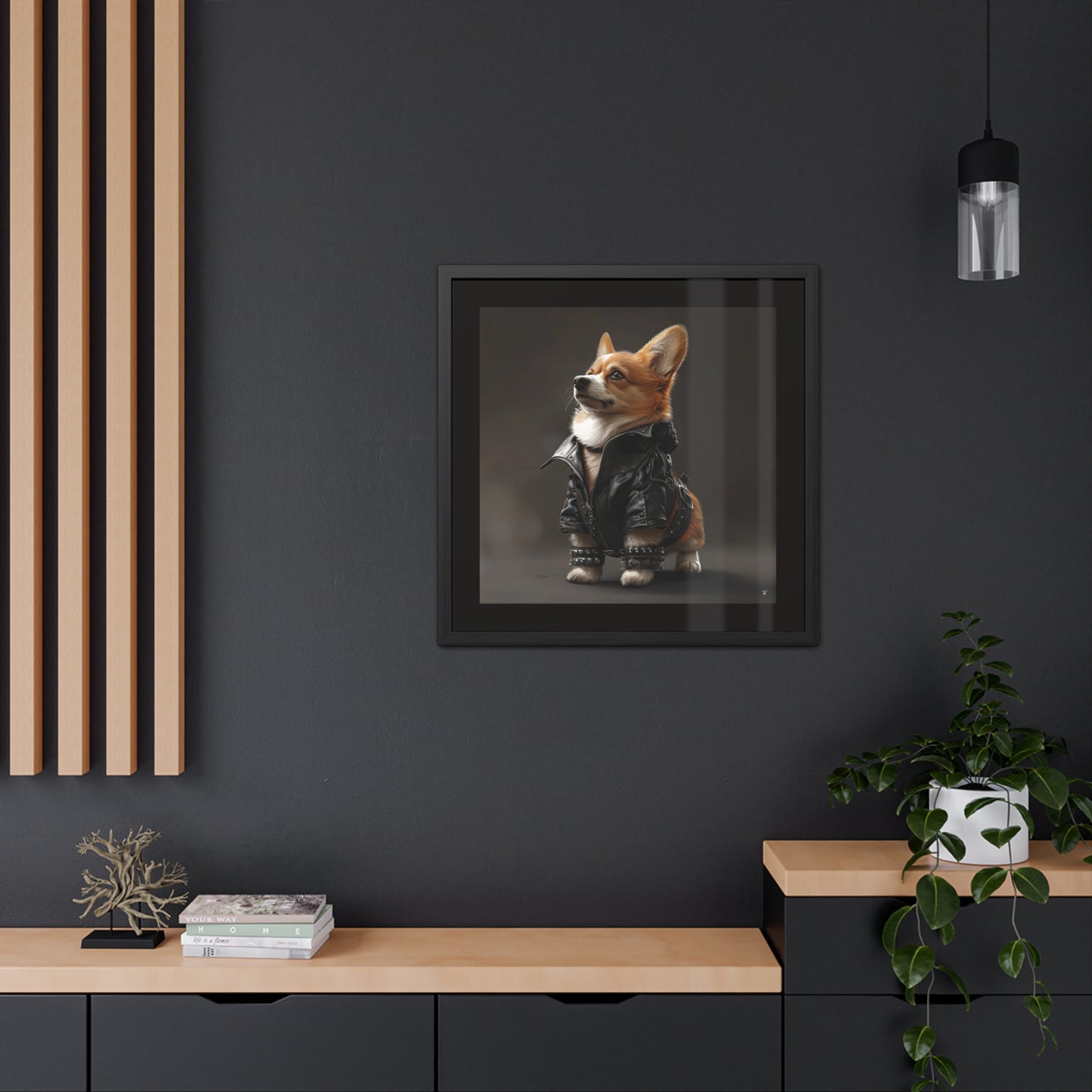 Leader of the Pack Framed Print