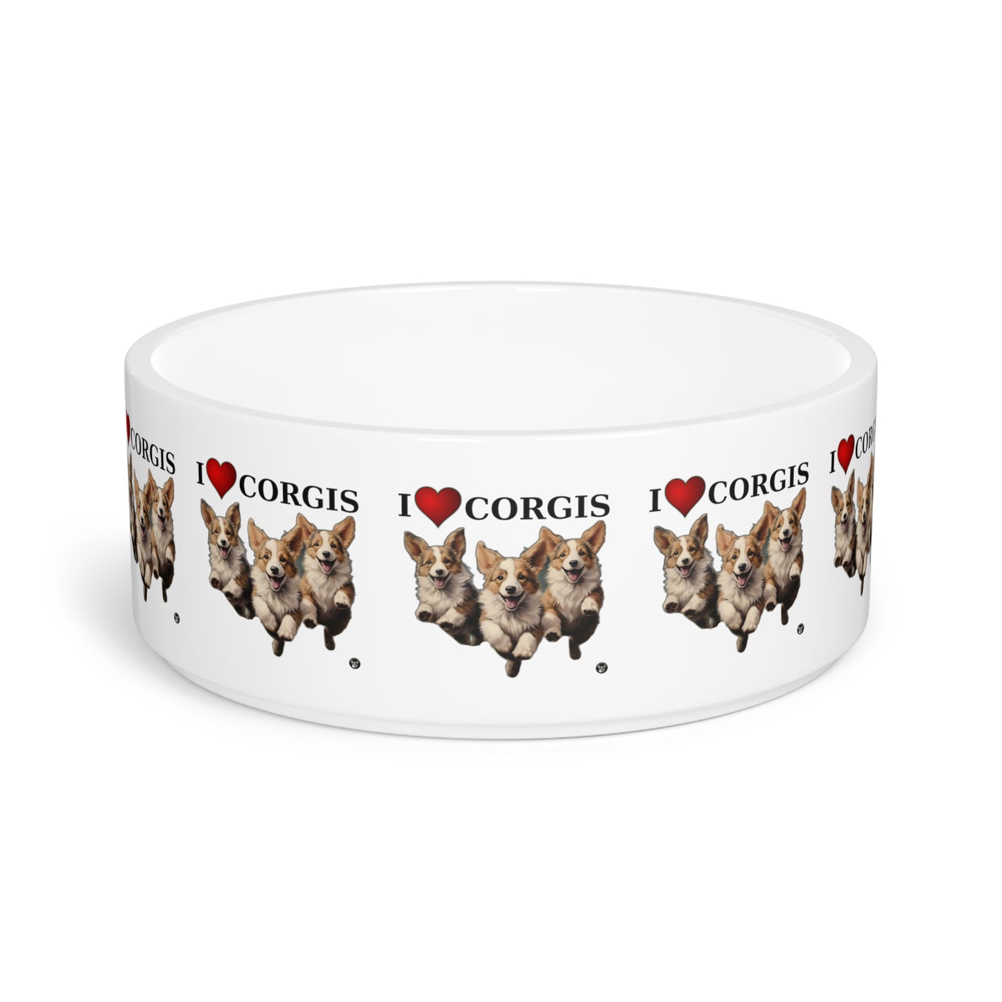 I Heart Corgis - Dog Bowl
