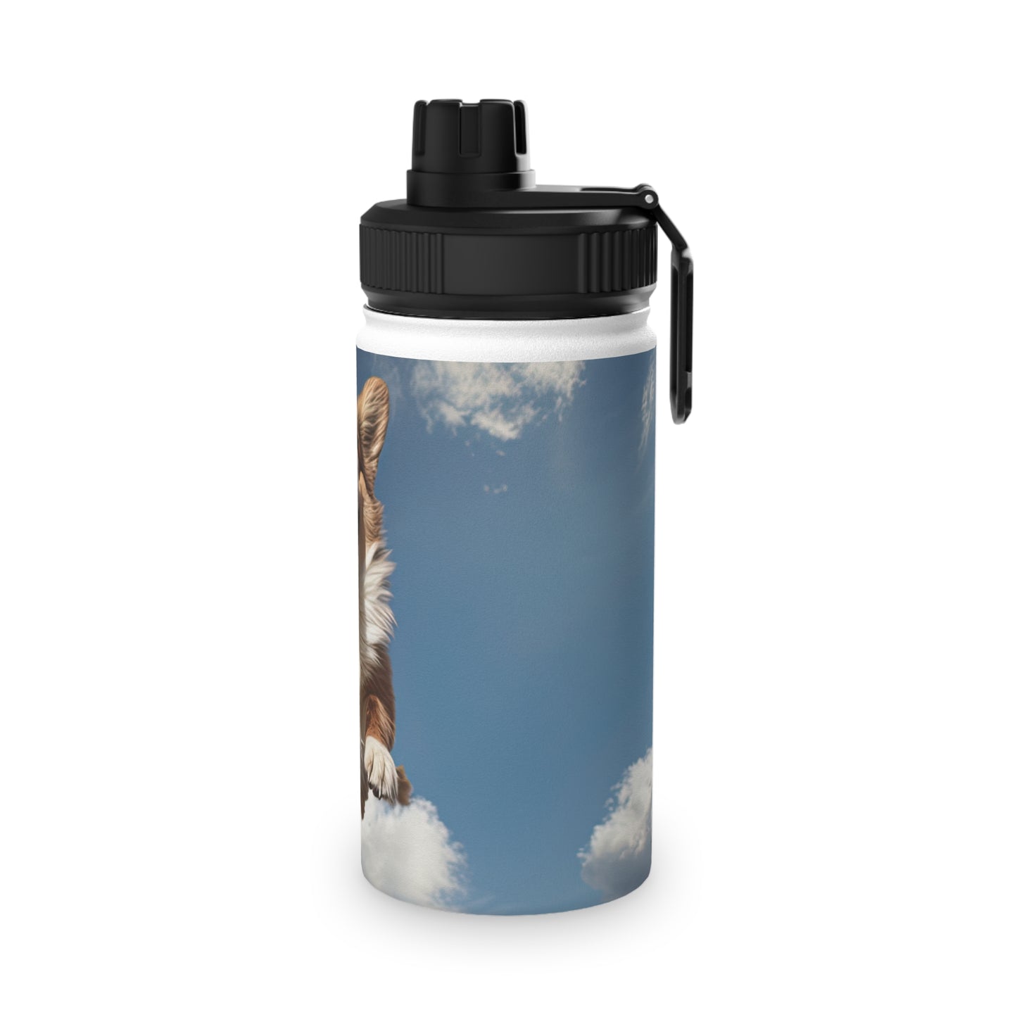 Super Corgi - Water Bottle with Sport Lid