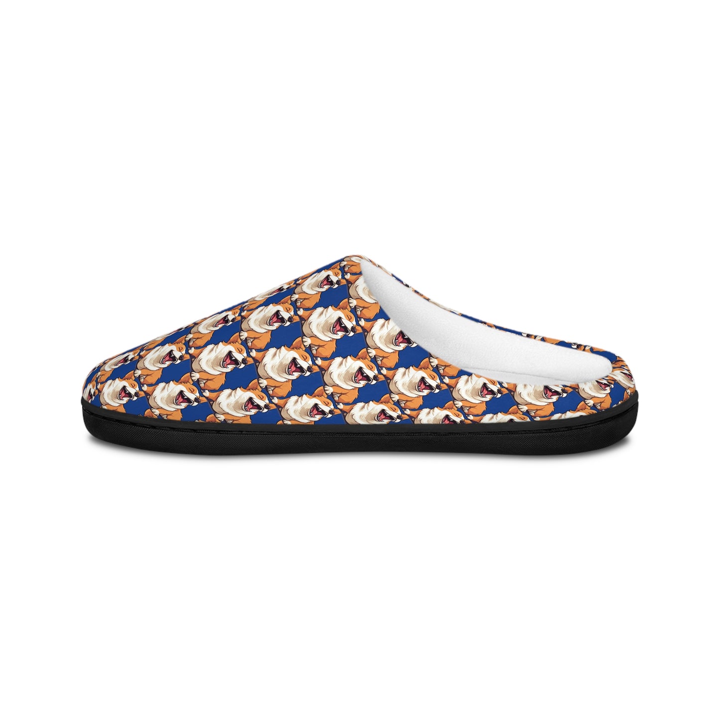 Comical Corgi Mosaic - Men's Slippers