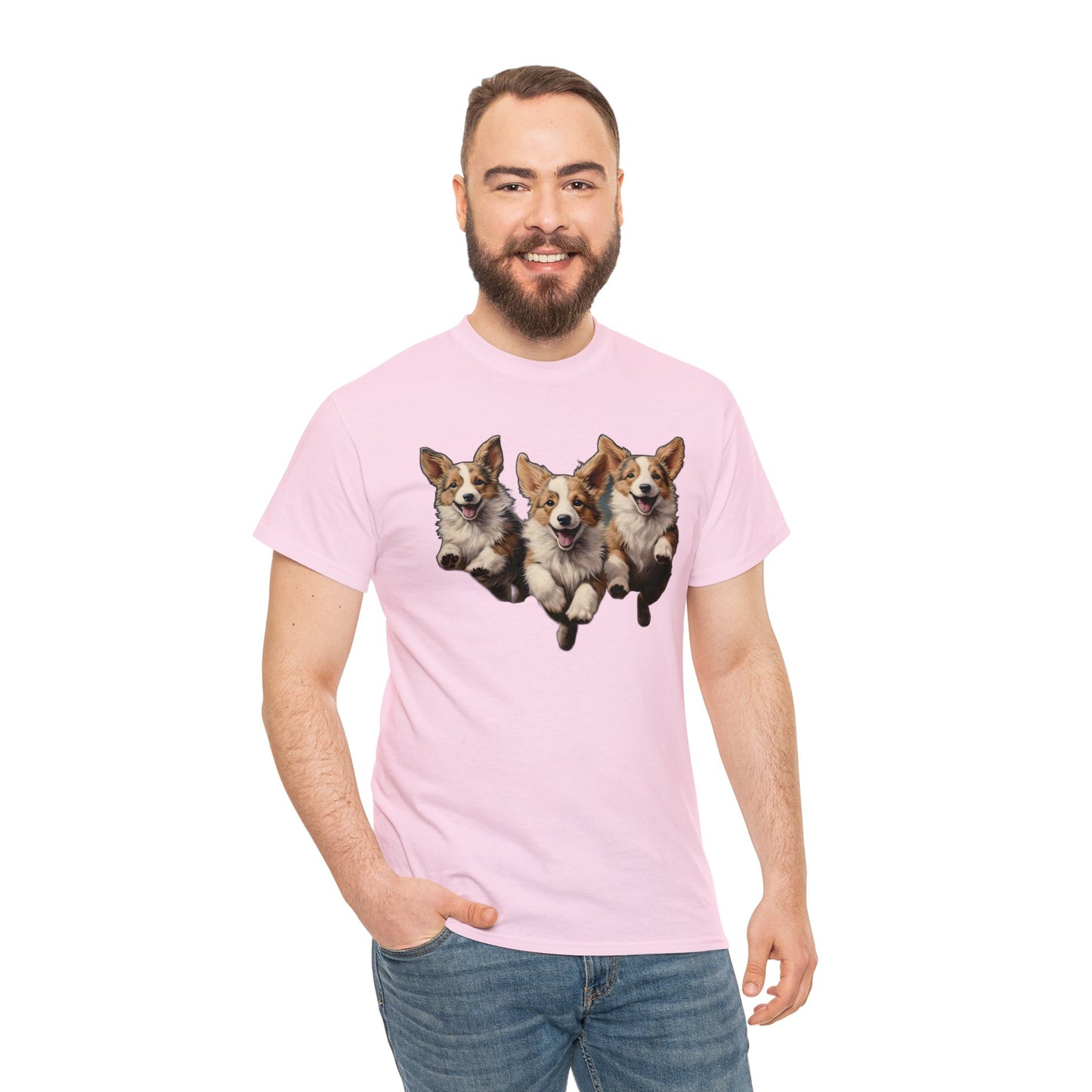 Corgi Enthusiasm - Unisex Heavy Cotton Tee