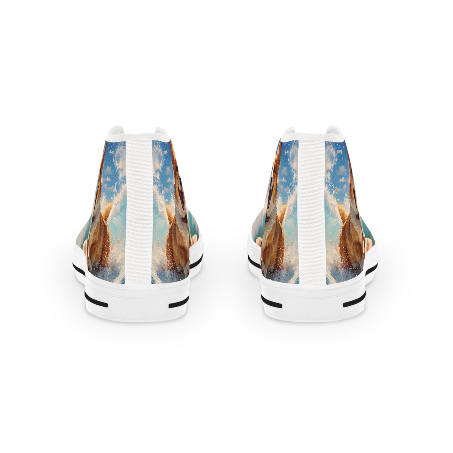 Cowabunga Corgi - Men's High Top Sneakers